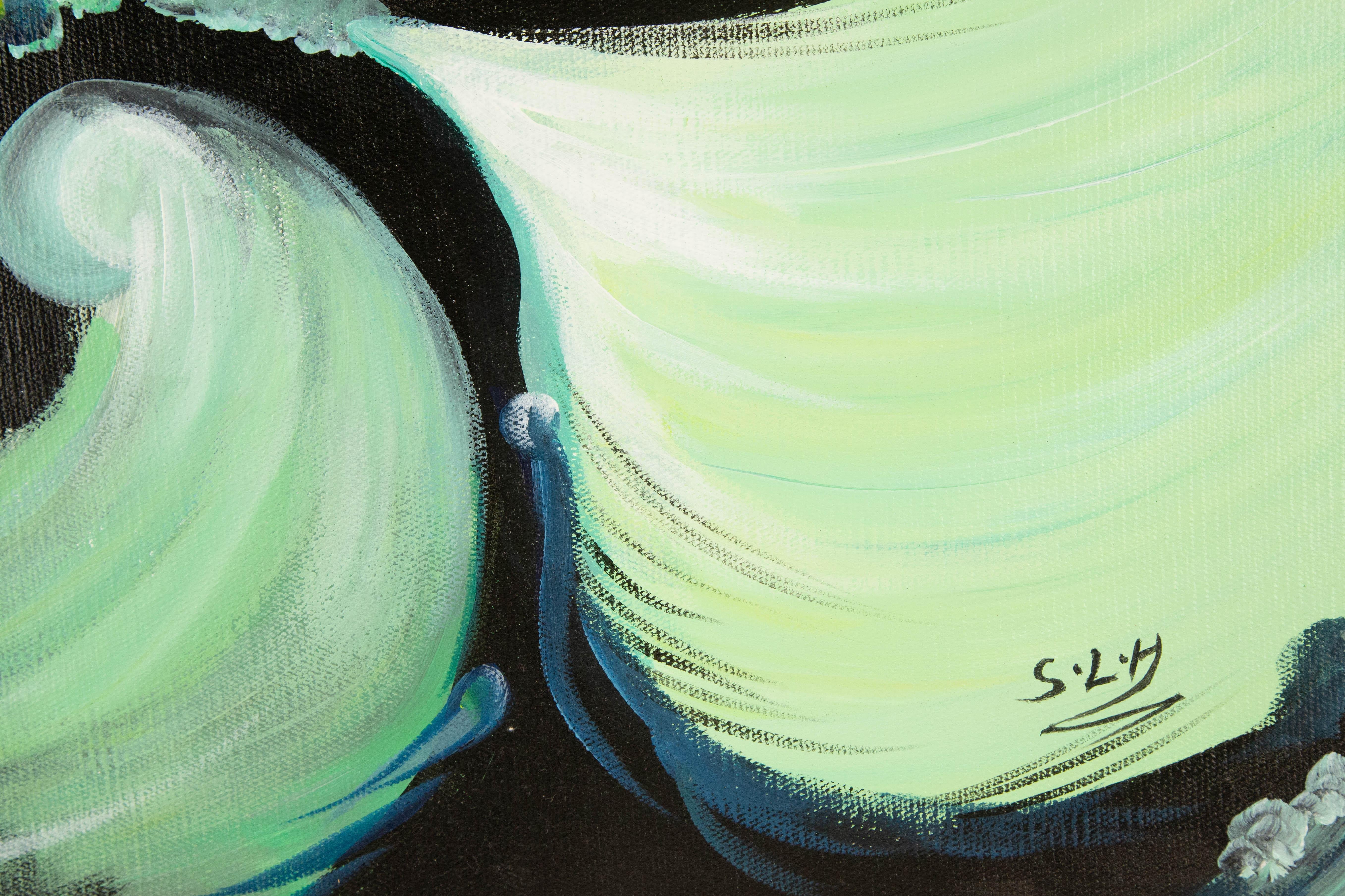 LiuHua Song Abstract Original Acrylic On Canvas 