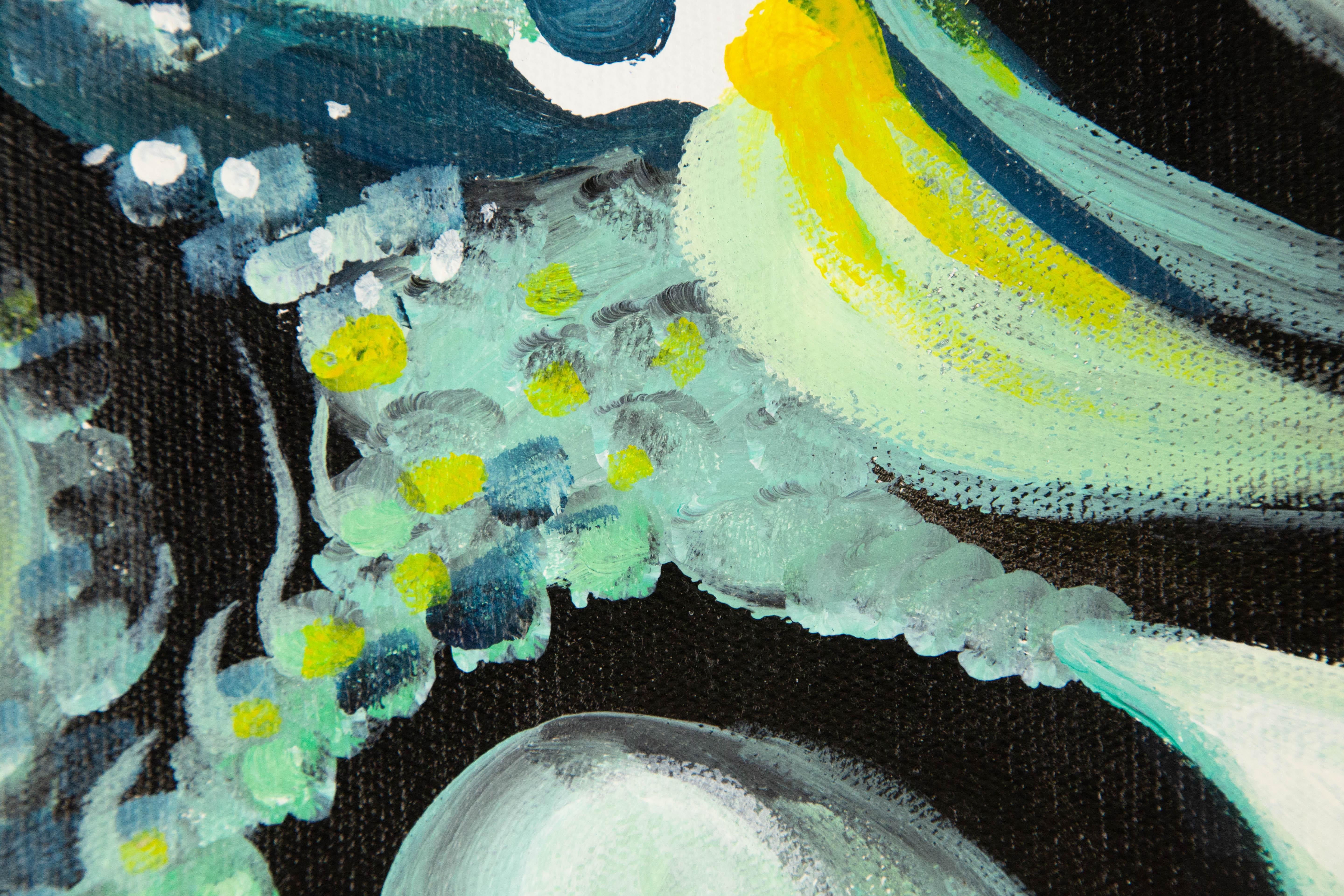 LiuHua Song Abstract Original Acrylic On Canvas 