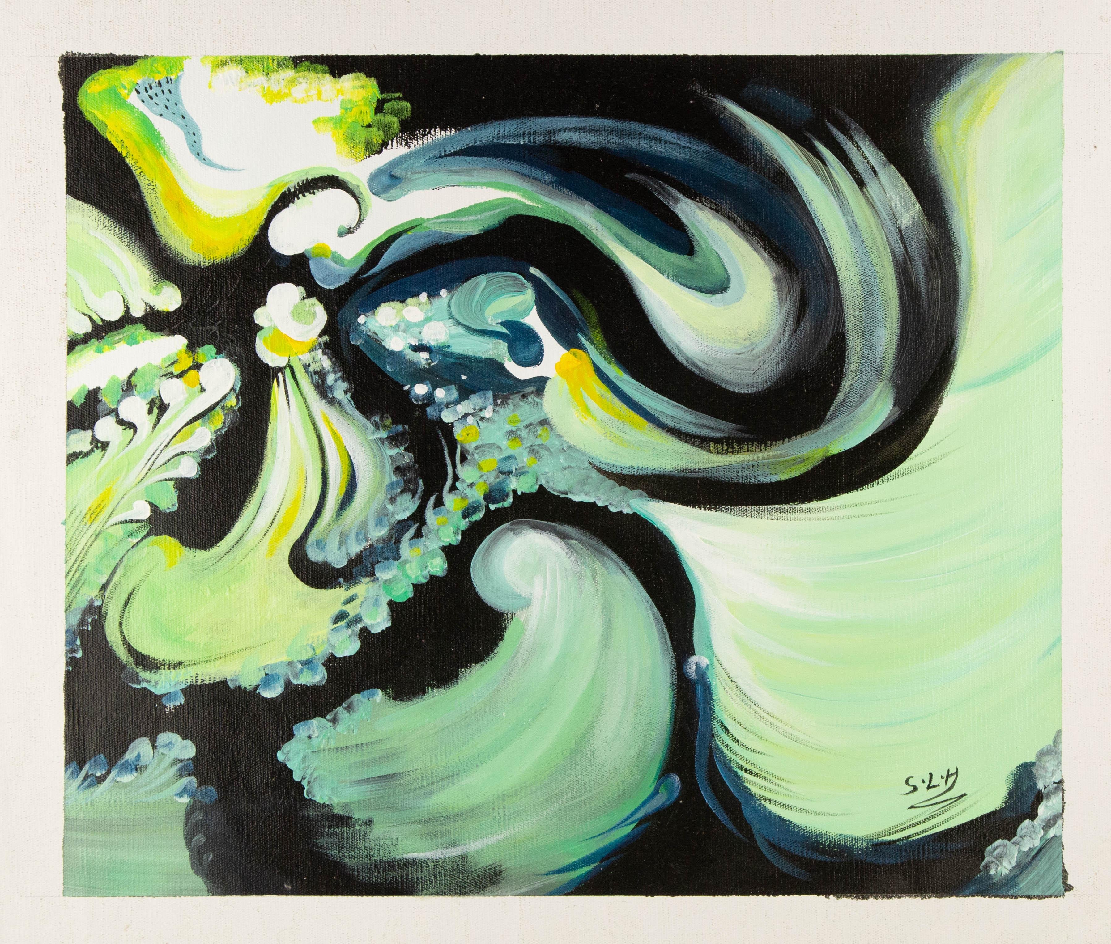 LiuHua Song Abstract Original Acrylic On Canvas 