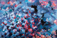 Liuhua Song Contemporary Art Original Oil On Canvas "Blossom"