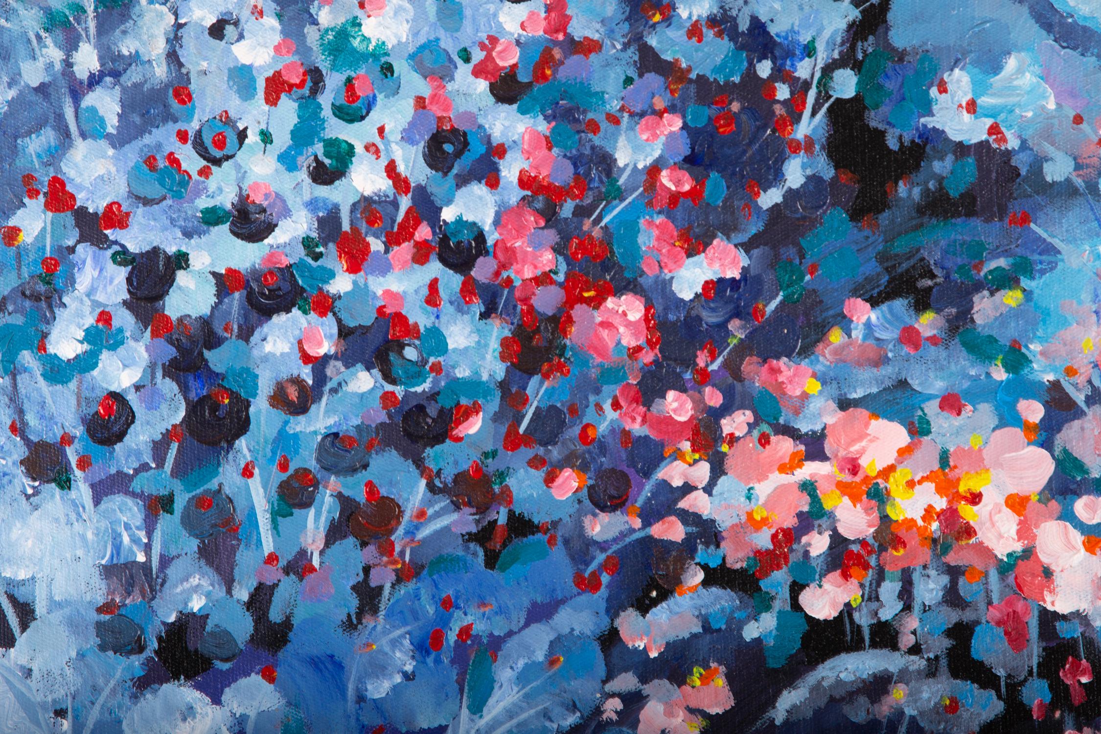 Liuhua Song, zeitgenössische Kunst, Original, Öl auf Leinwand, „Blossom“ im Angebot 3