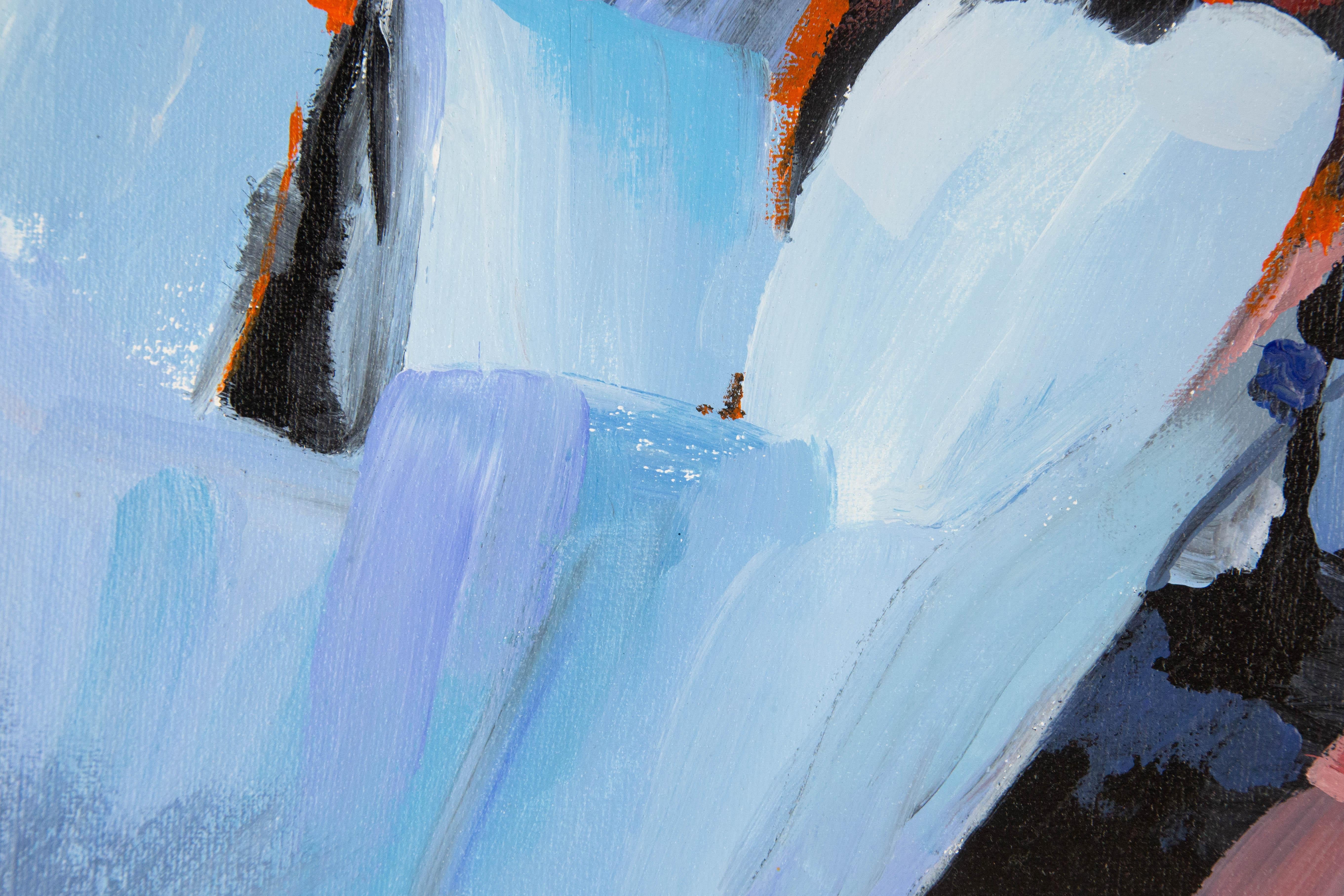 Liuhua Song Contemporary Original Acrylic On Canvas 