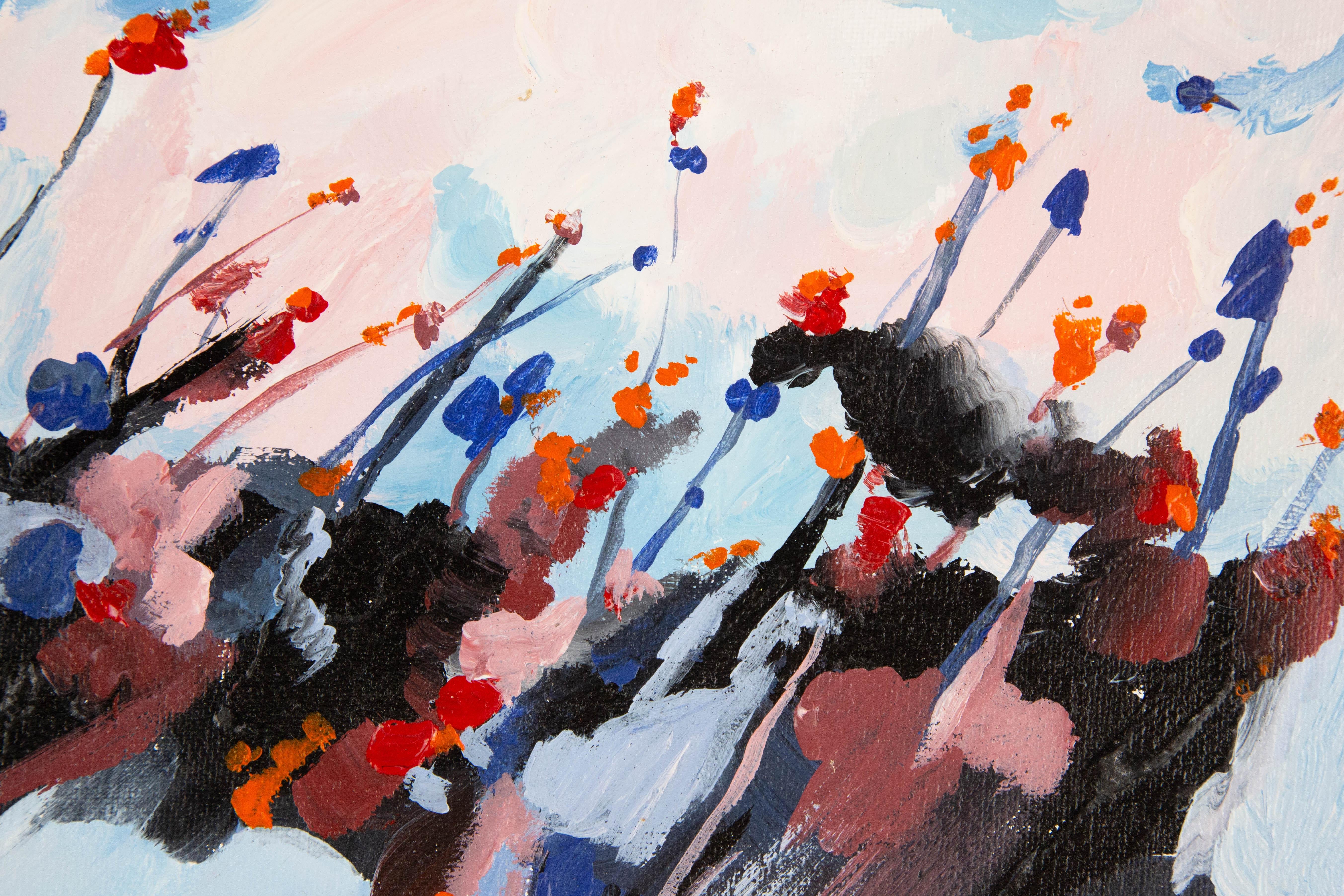 Liuhua Song Contemporary Original Acrylic On Canvas 