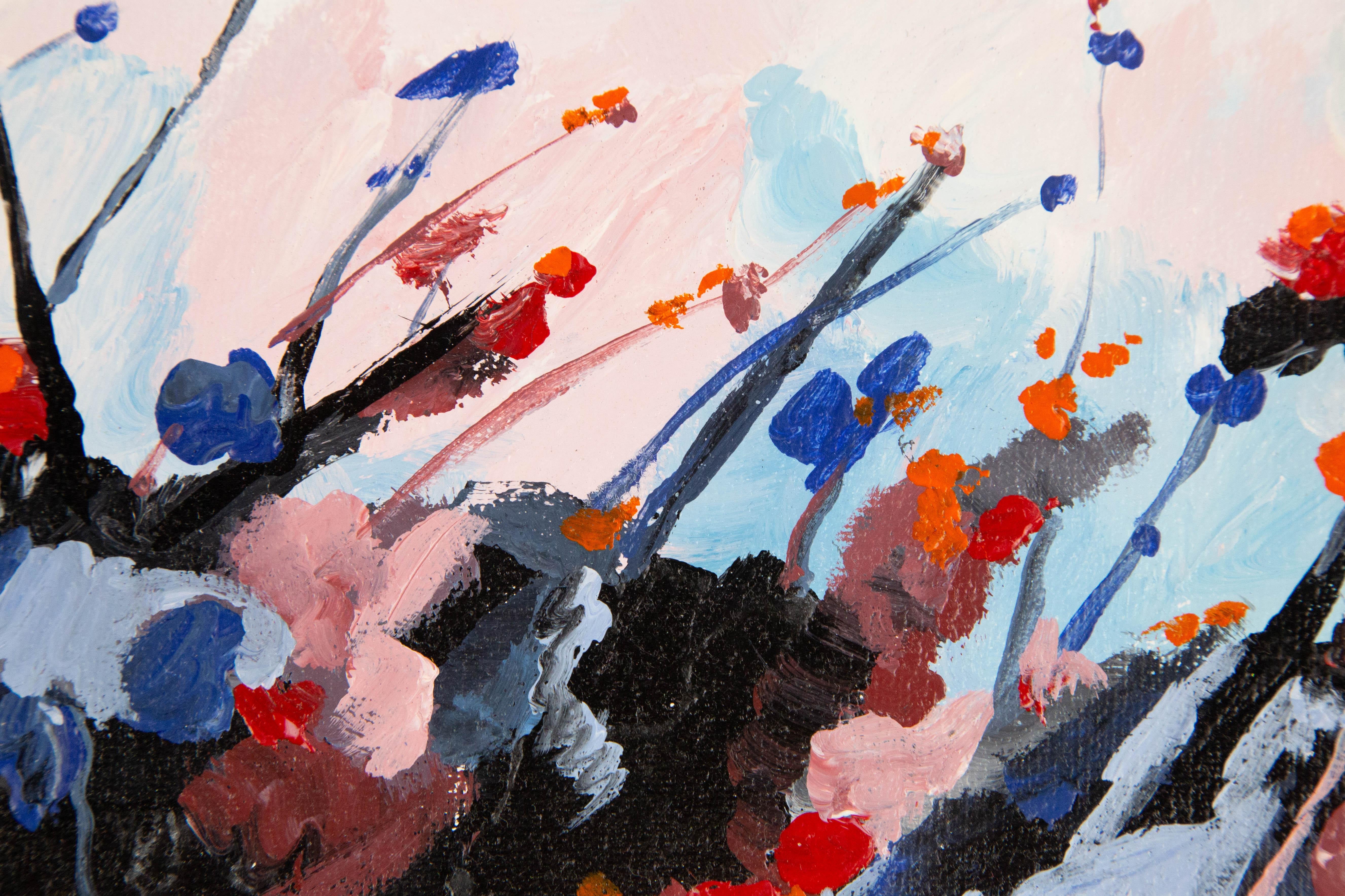 Liuhua Song Contemporary Original Acrylic On Canvas 