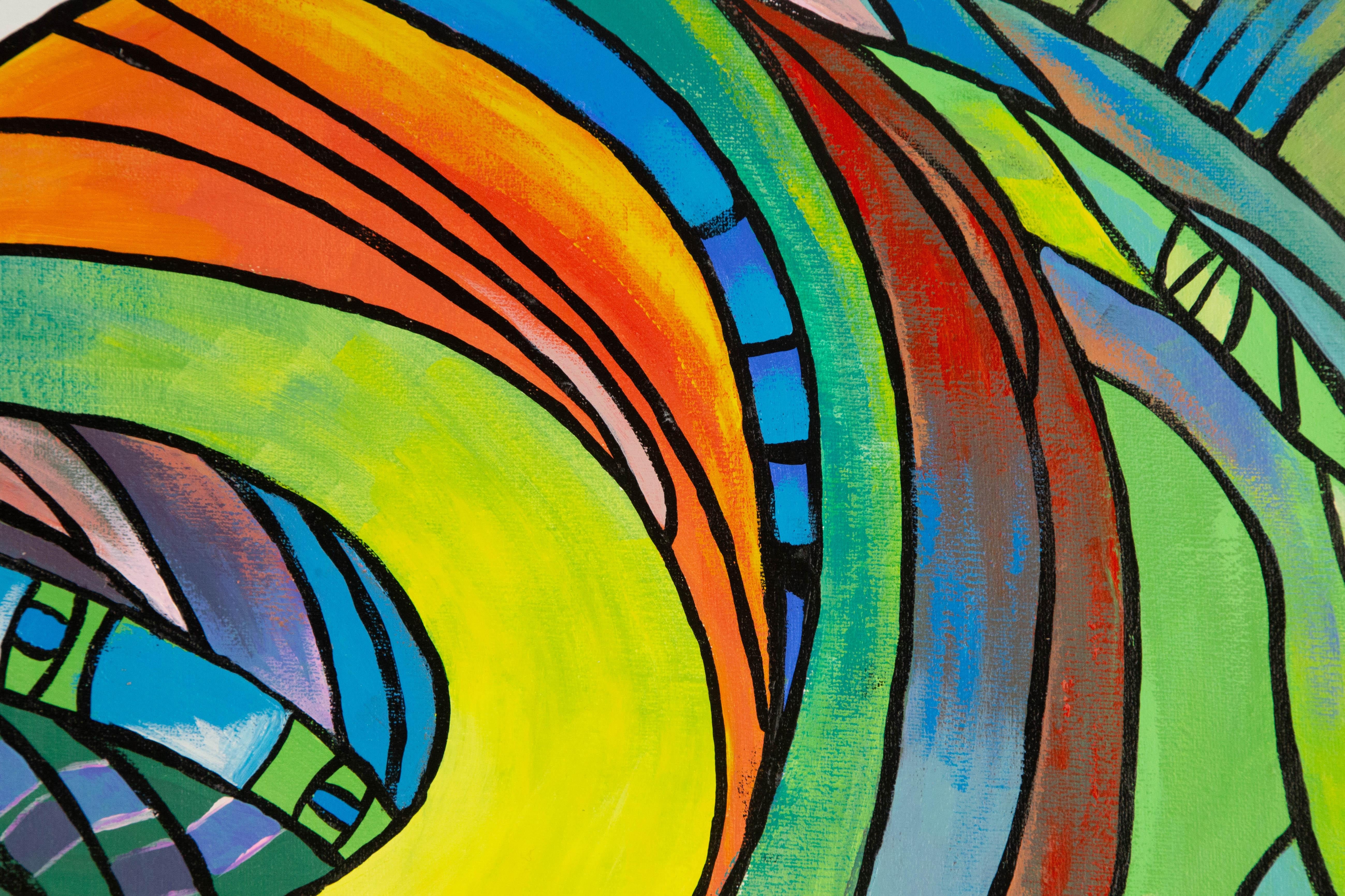 Liuhua Song Contemporary Original Acrylic Painting 