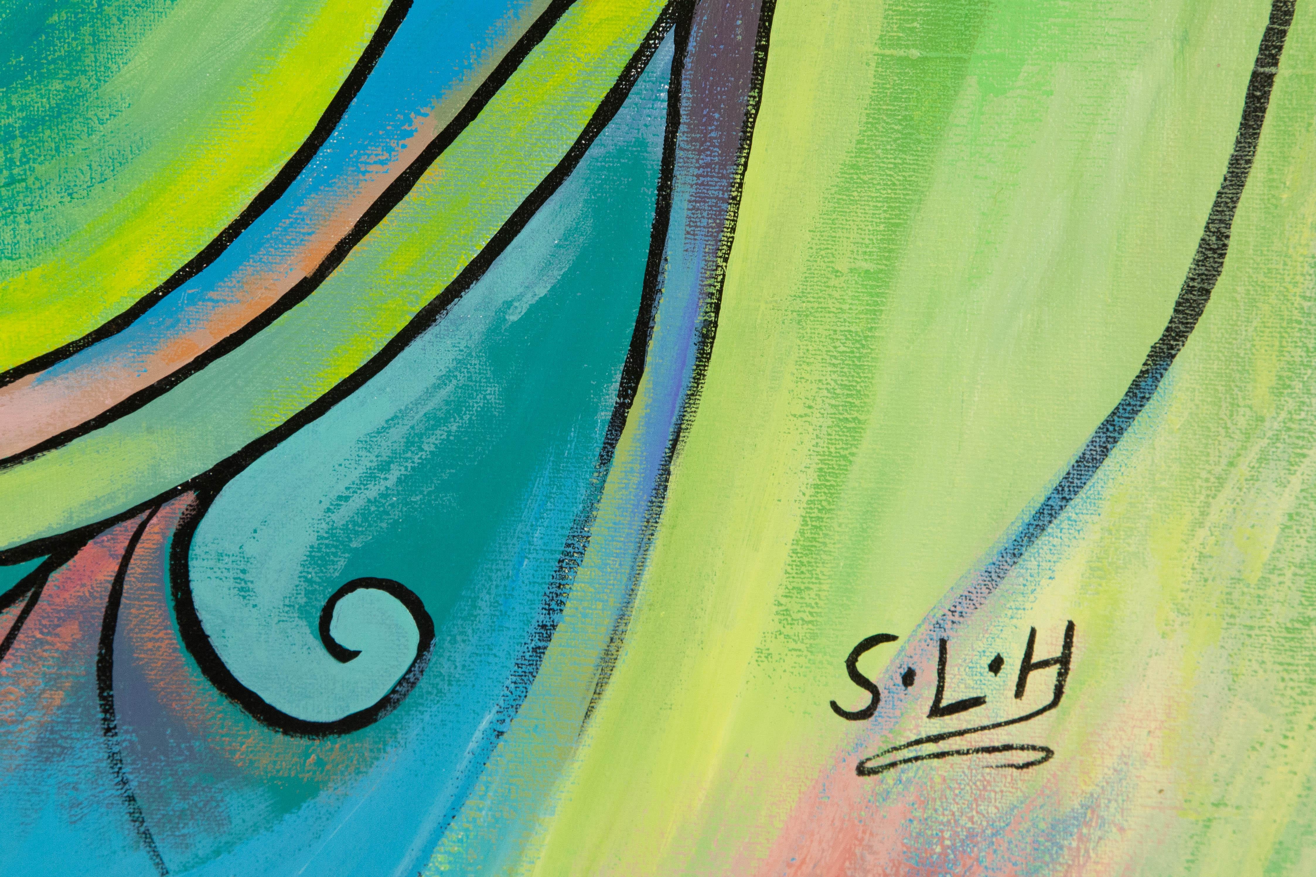 Liuhua Song Contemporary Original Acrylic Painting 