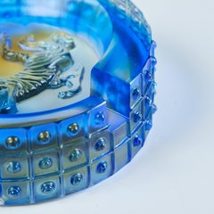 Cenicero «Tigre» de cristal Liuli, hacia 2015