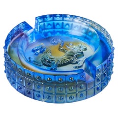 Cenicero «Tigre» de cristal Liuli, hacia 2015