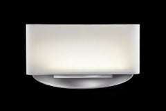 Liv Wall Sconce in the Manner of Streamline Moderne with Cast Aluminum Oval