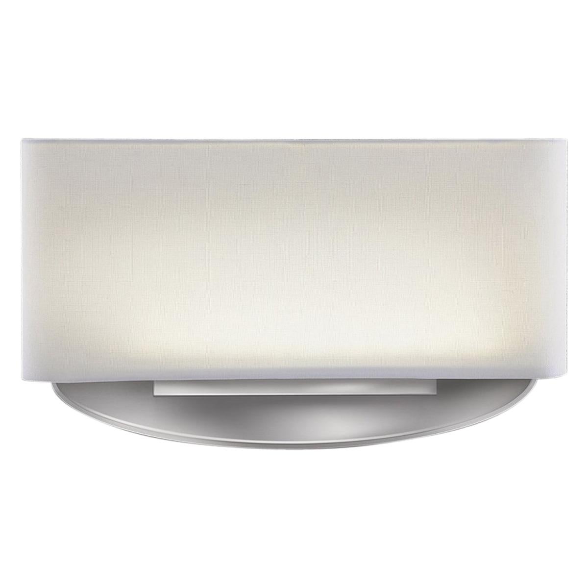 Liv Wall Sconce in the Manner of Streamline Moderne with Cast Aluminum Oval For Sale