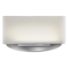 Liv Wall Sconce in the Manner of Streamline Moderne with Cast Aluminum Oval