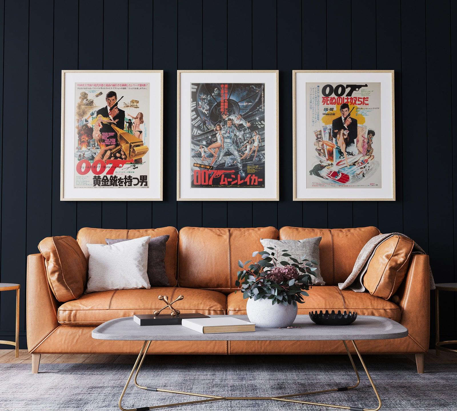 We love Robert McGinnis’ artwork that features on this original first-year-of-release film poster for Live and Let Die and we think the Japanese hand-crafted typography makes it all the more cooler. Starring Roger Moore in his first outing as