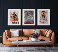 Live and Let Die 1973 Japanese B2 Film Poster, Robert McGinnis