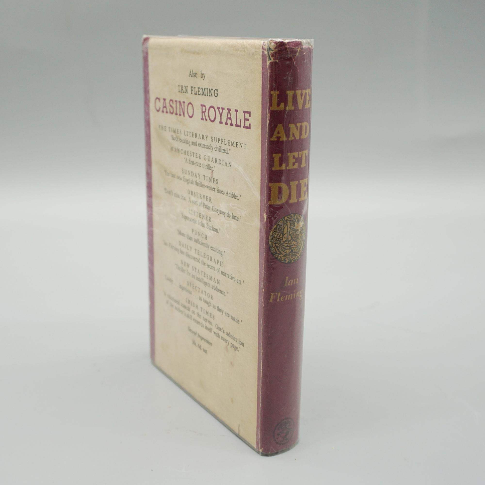 Inglese Vivi e lascia morire Prima edizione di Ian Fleming 1954 in vendita