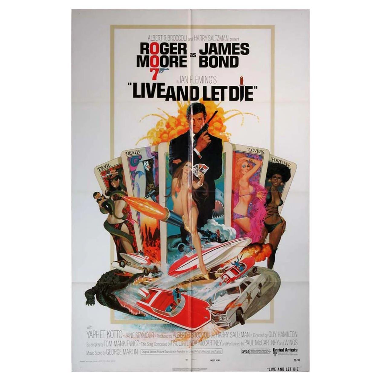Live and Let Die, Unframed Poster, 1973 For Sale