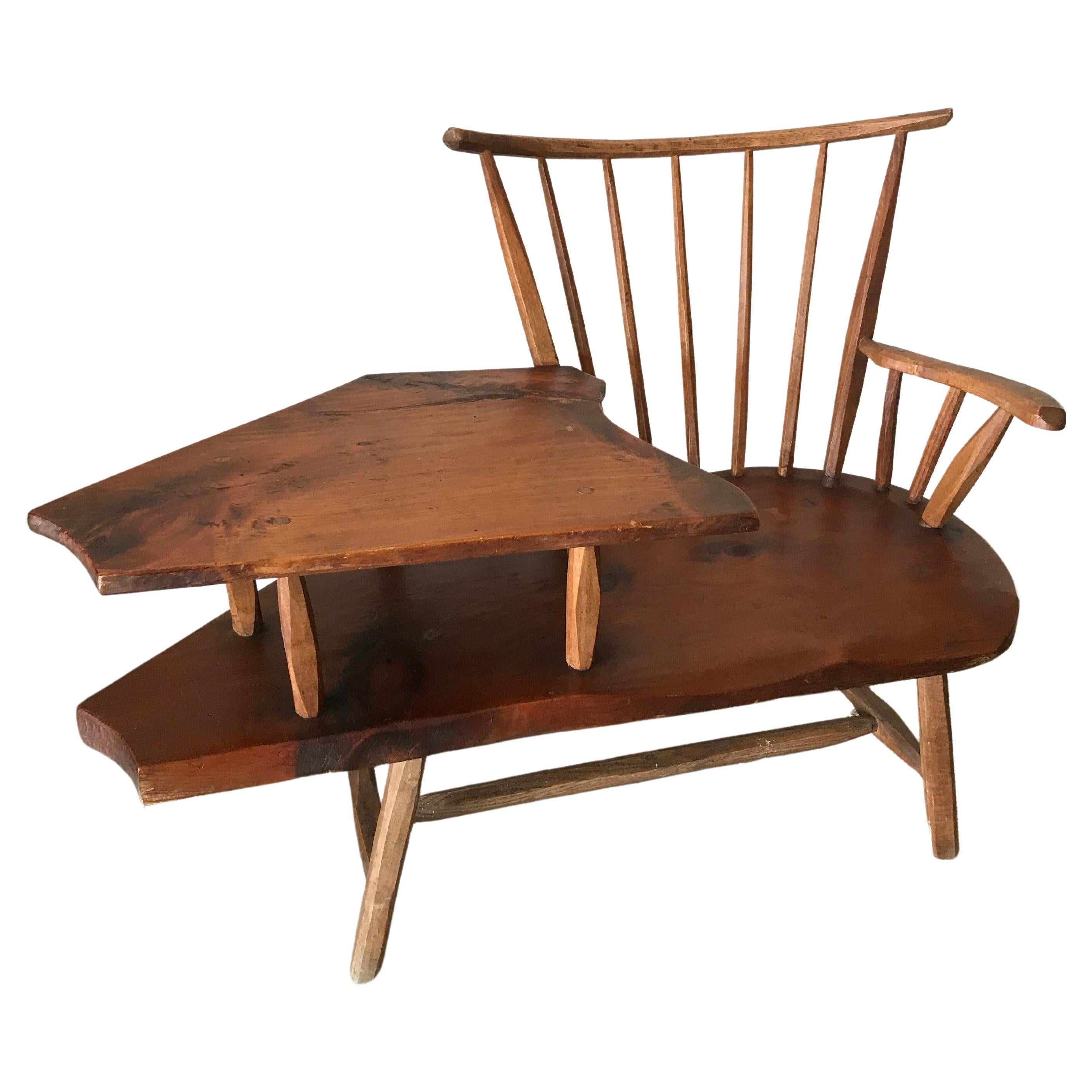 Hunt Country Furniture Pine and Oakwood Chairs, Hickory Style Set of