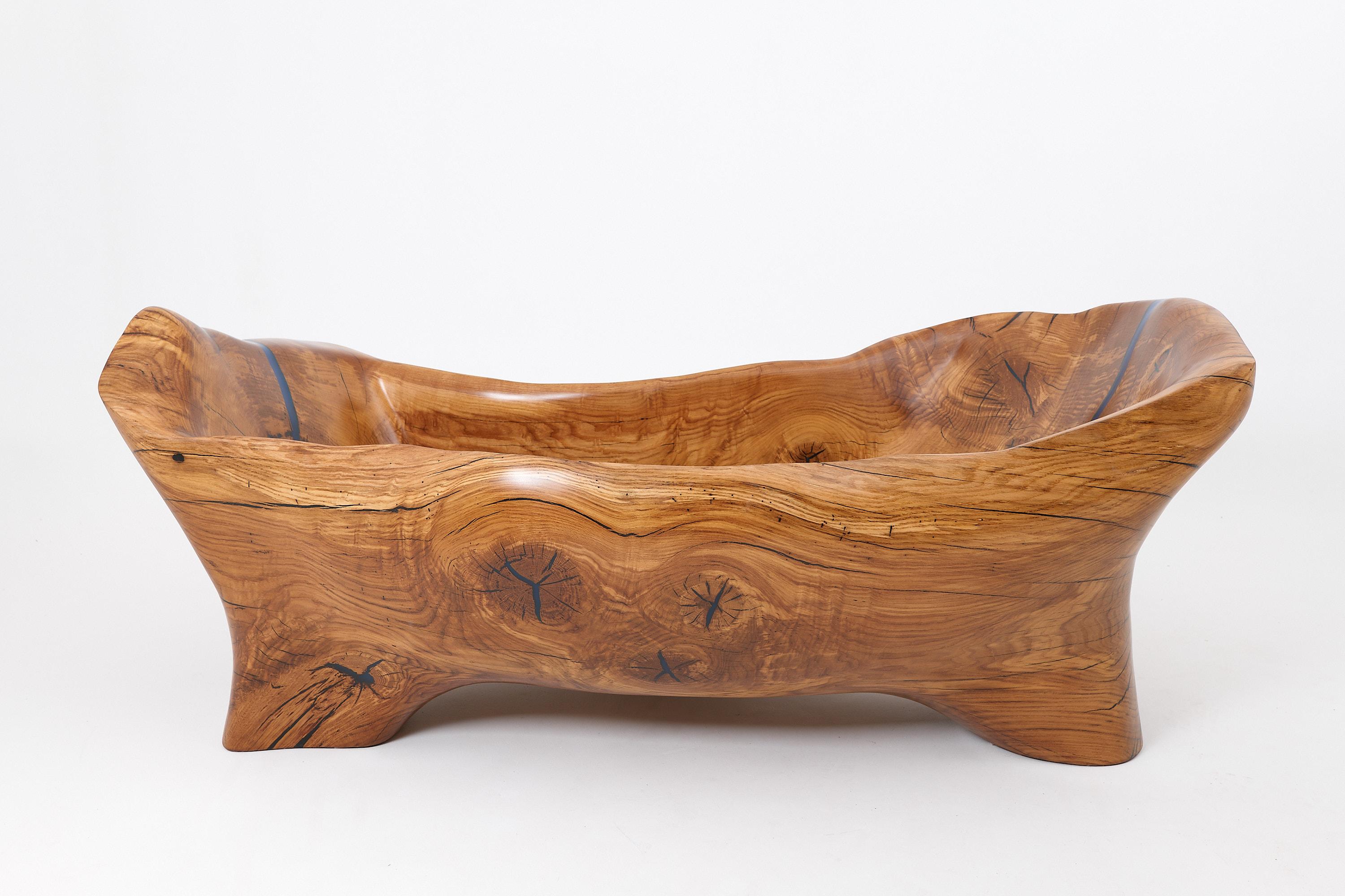 NOTE: This specific bathtub has been sold. It is presented here as a testament to the monumental, one-of-a-kind functional art we can create. We invite you to contact us to commission a similar piece, or to begin the journey of creating a bespoke