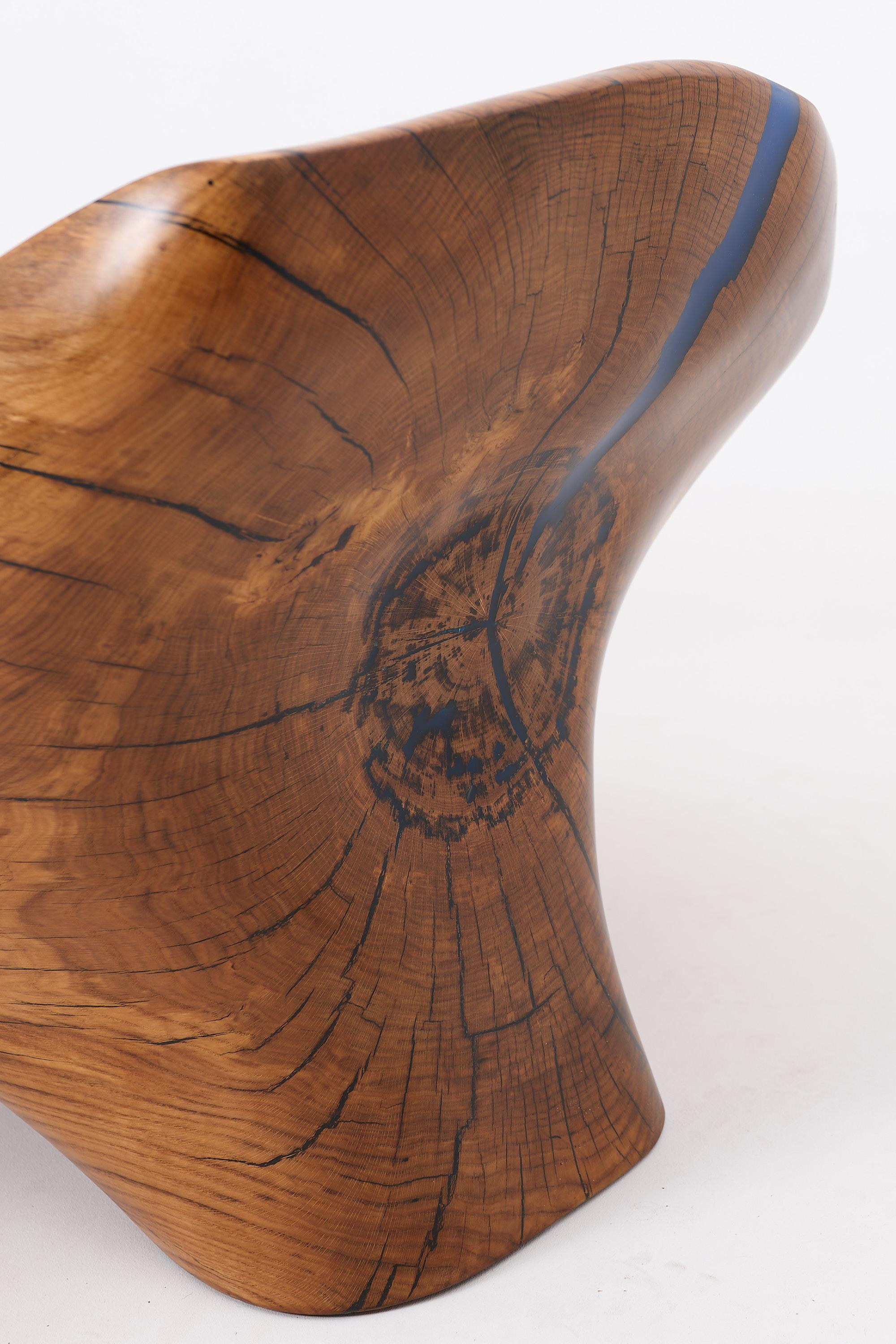 Live Edge Bathtub Carved from Single Piece of Wood, Fully Functional, Logniture In New Condition For Sale In Stara Gradiška, HR