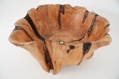 Live Edge Bathtub Carved from Single Piece of Wood, Fully Functional, Logniture
