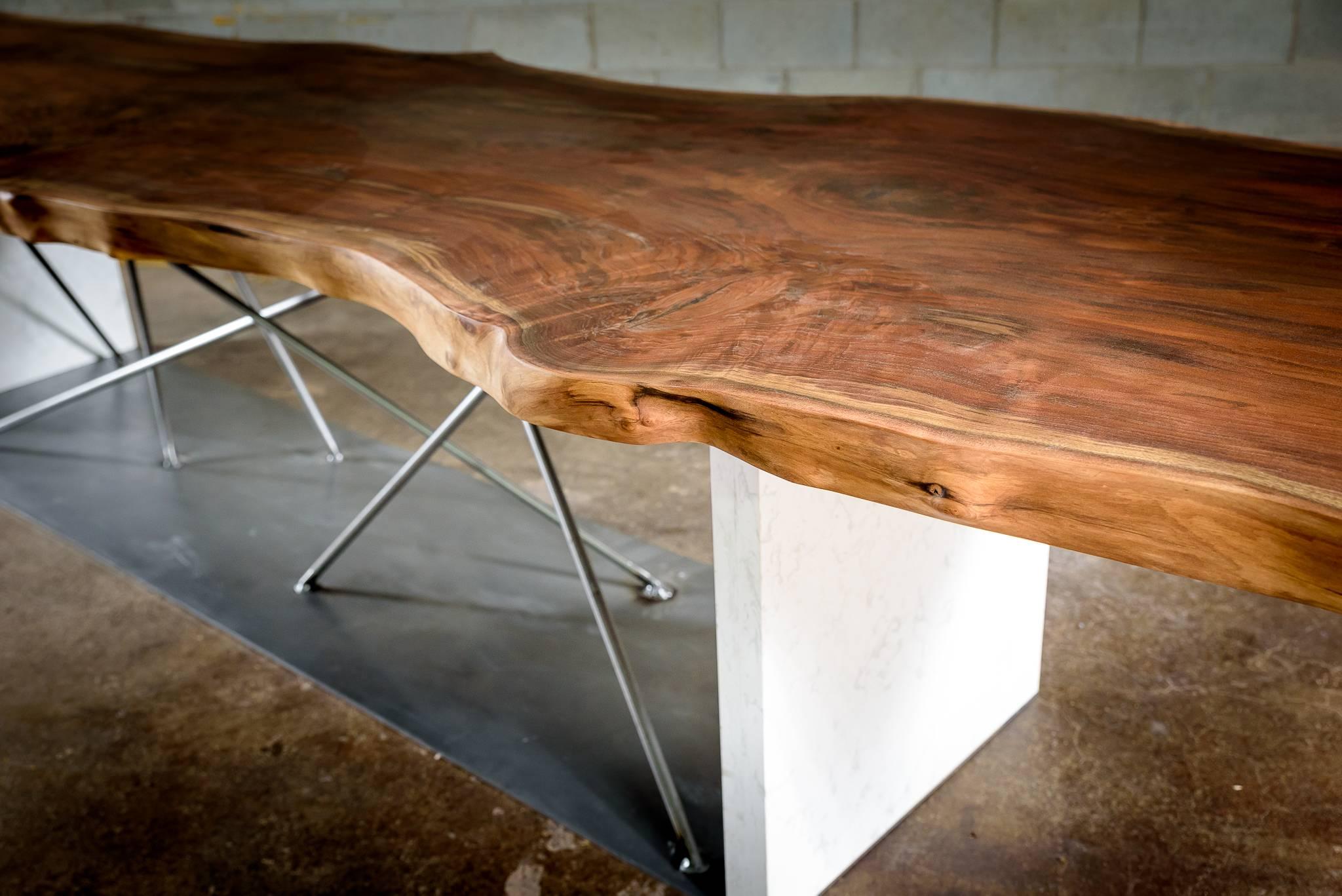 black walnut conference table