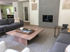 Live edge book match coffee table