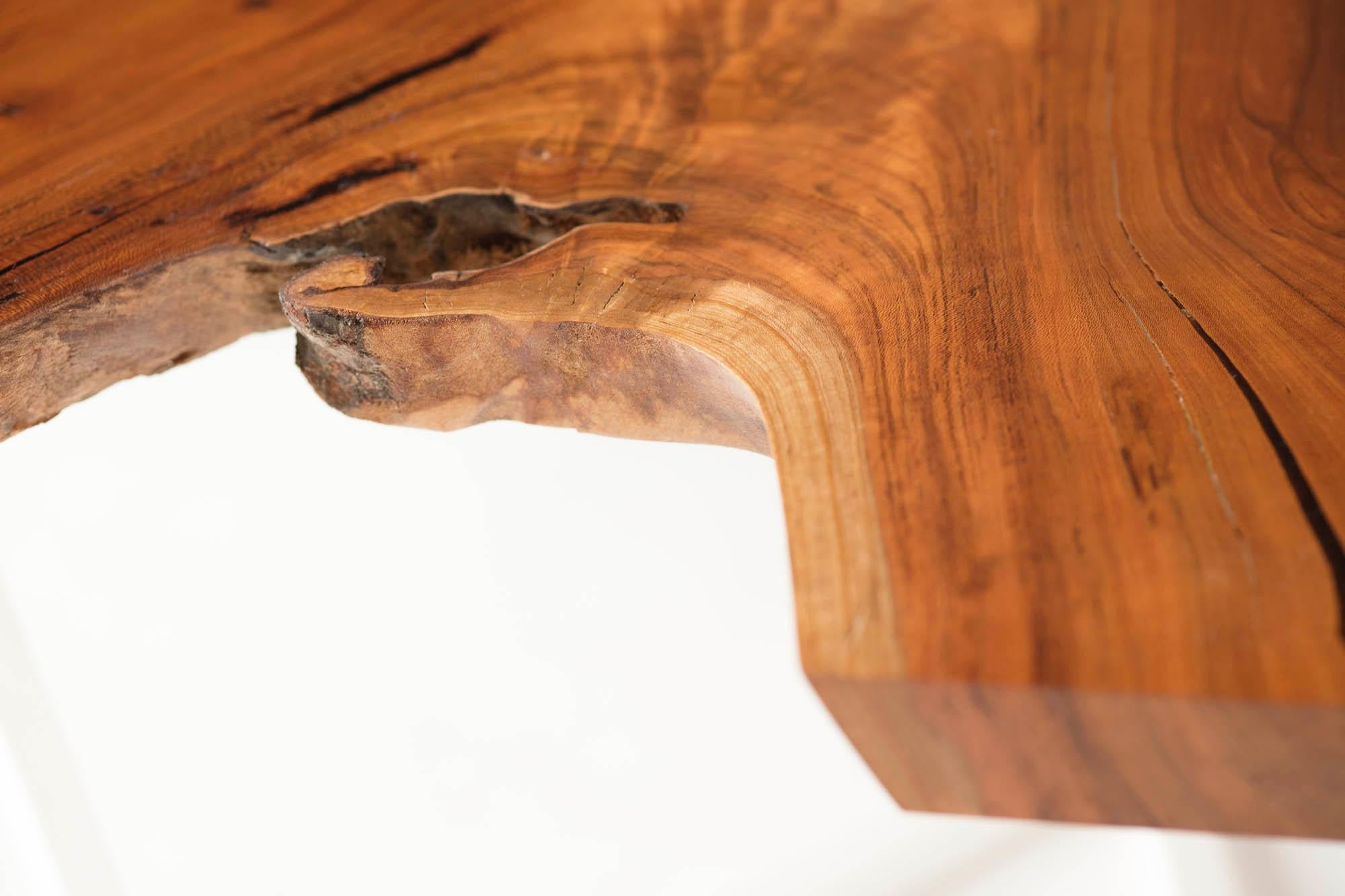 live edge cherry coffee table