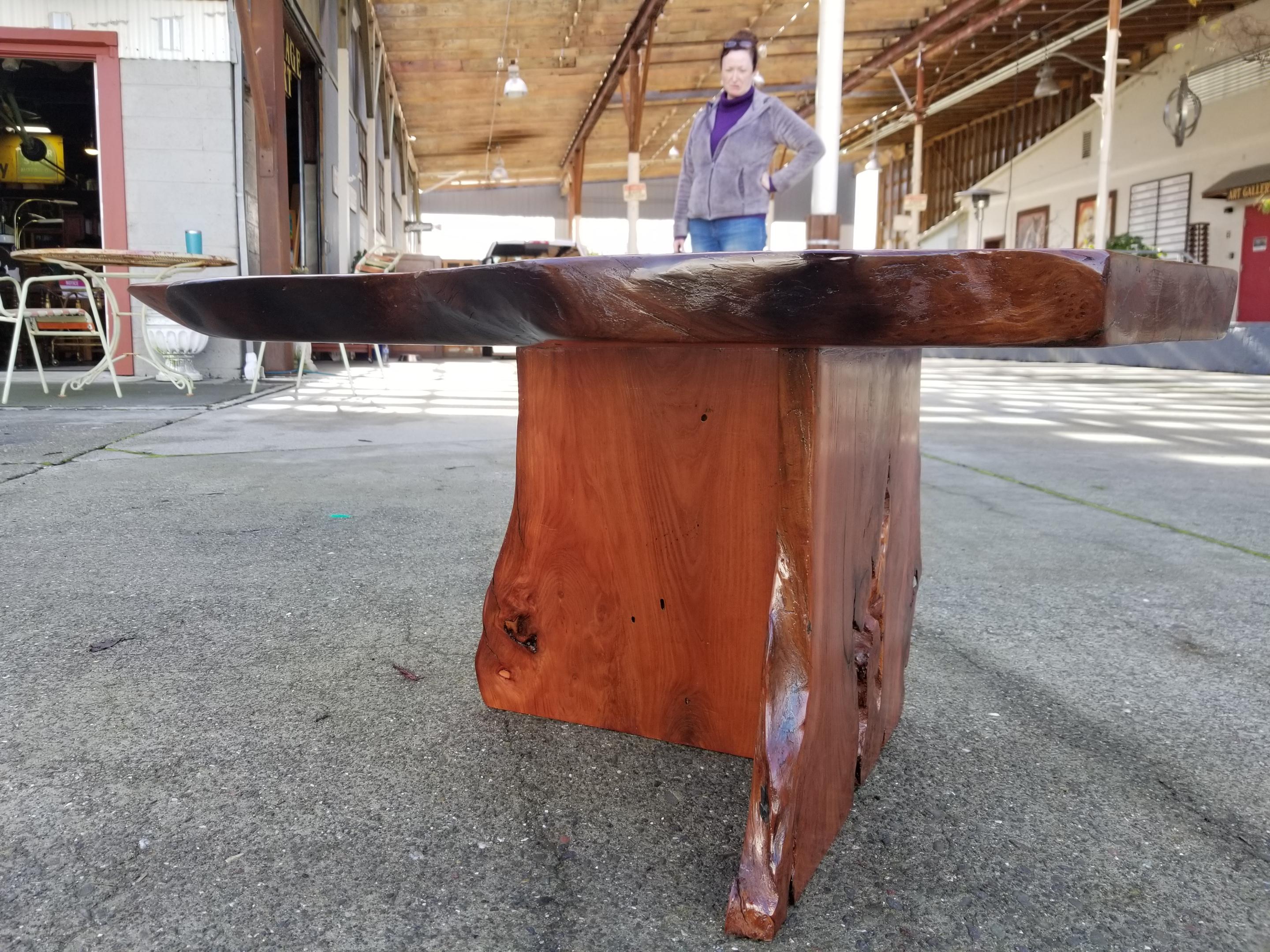 Burl Live Edge Coffee or Side Table