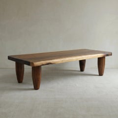 Table basse « Live Edge » - 20 x 50 pouces, banc en noyer d'Amérique du Sud