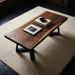 Tavolino Live Edge - 20x50 pollici, panca in legno di noce sudamericano