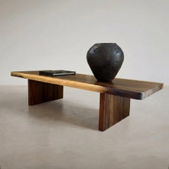 Tavolino Live Edge - 20x50 pollici, panca in legno di noce sudamericano