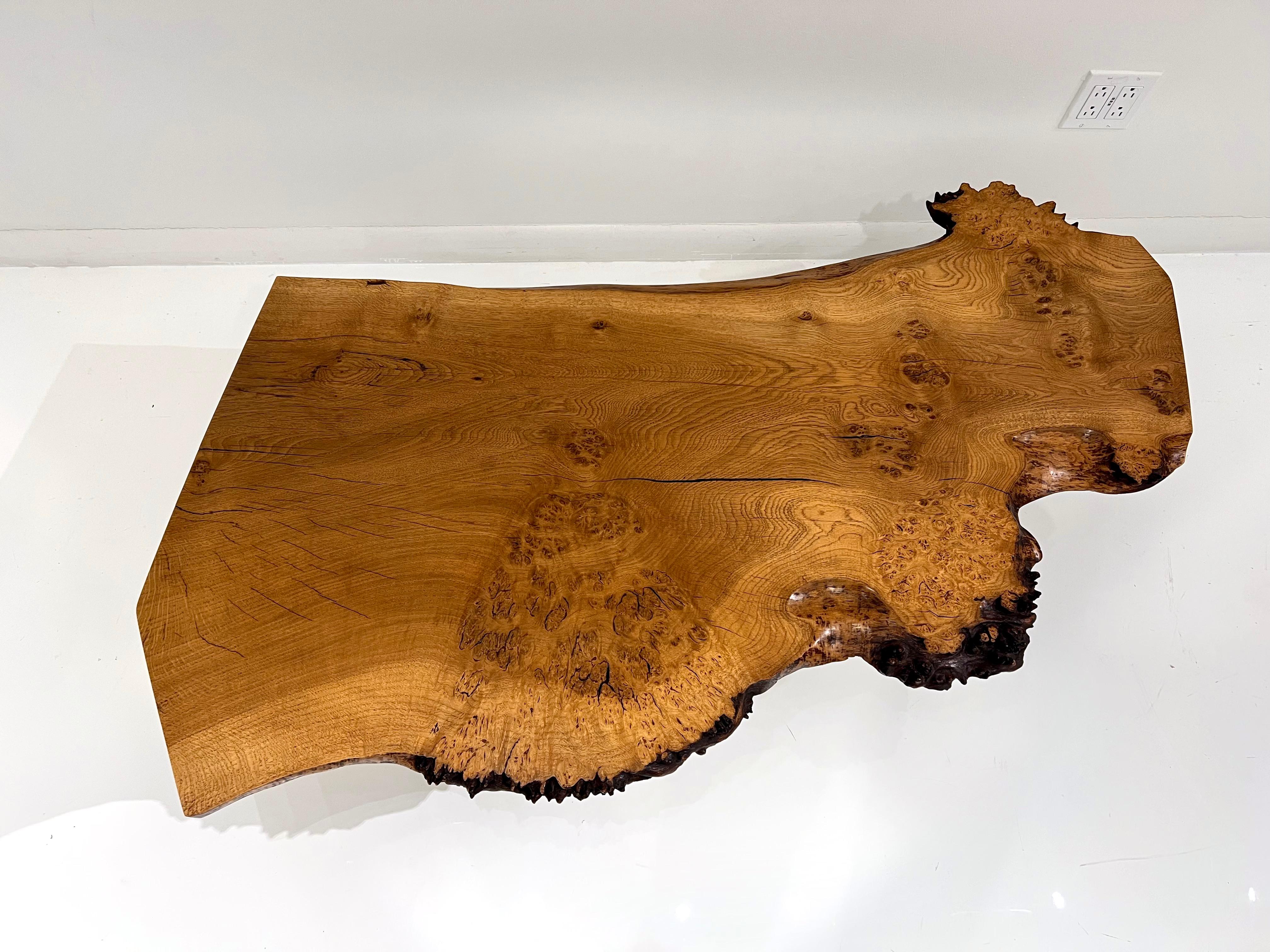 American Live Edge Coffee Table by George Nakashima For Sale