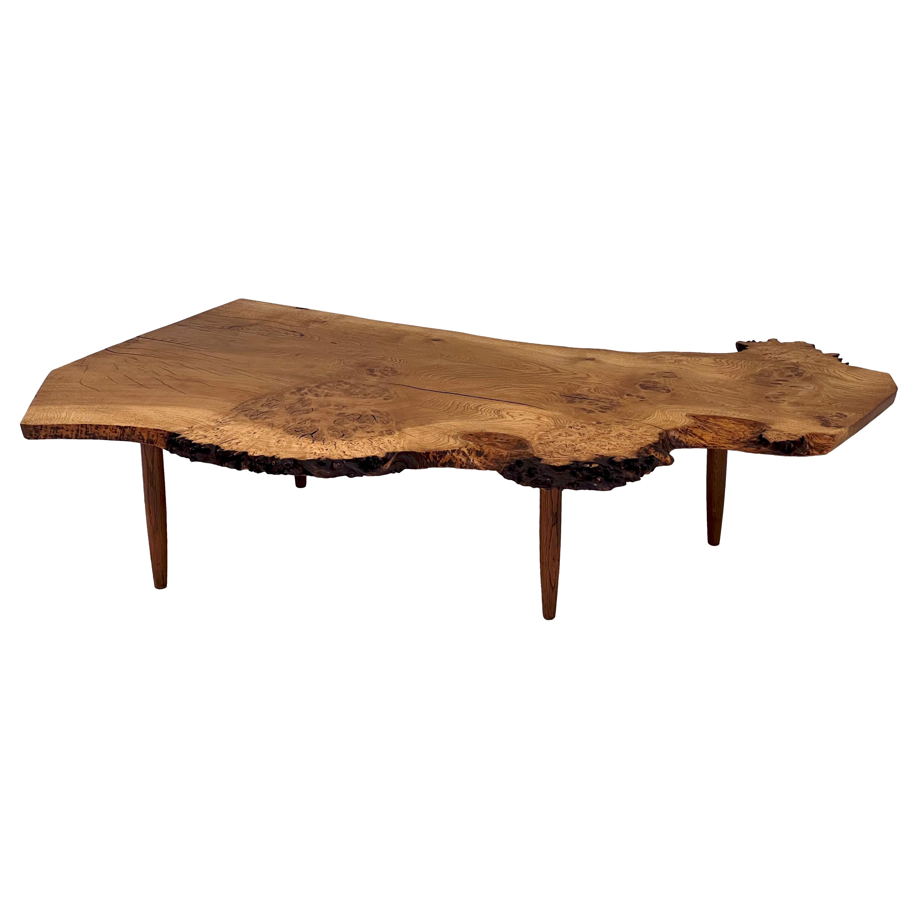 Live Edge Coffee Table by George Nakashima