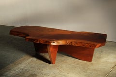 Live Edge Coffee Table by Gino Russo, 1970s