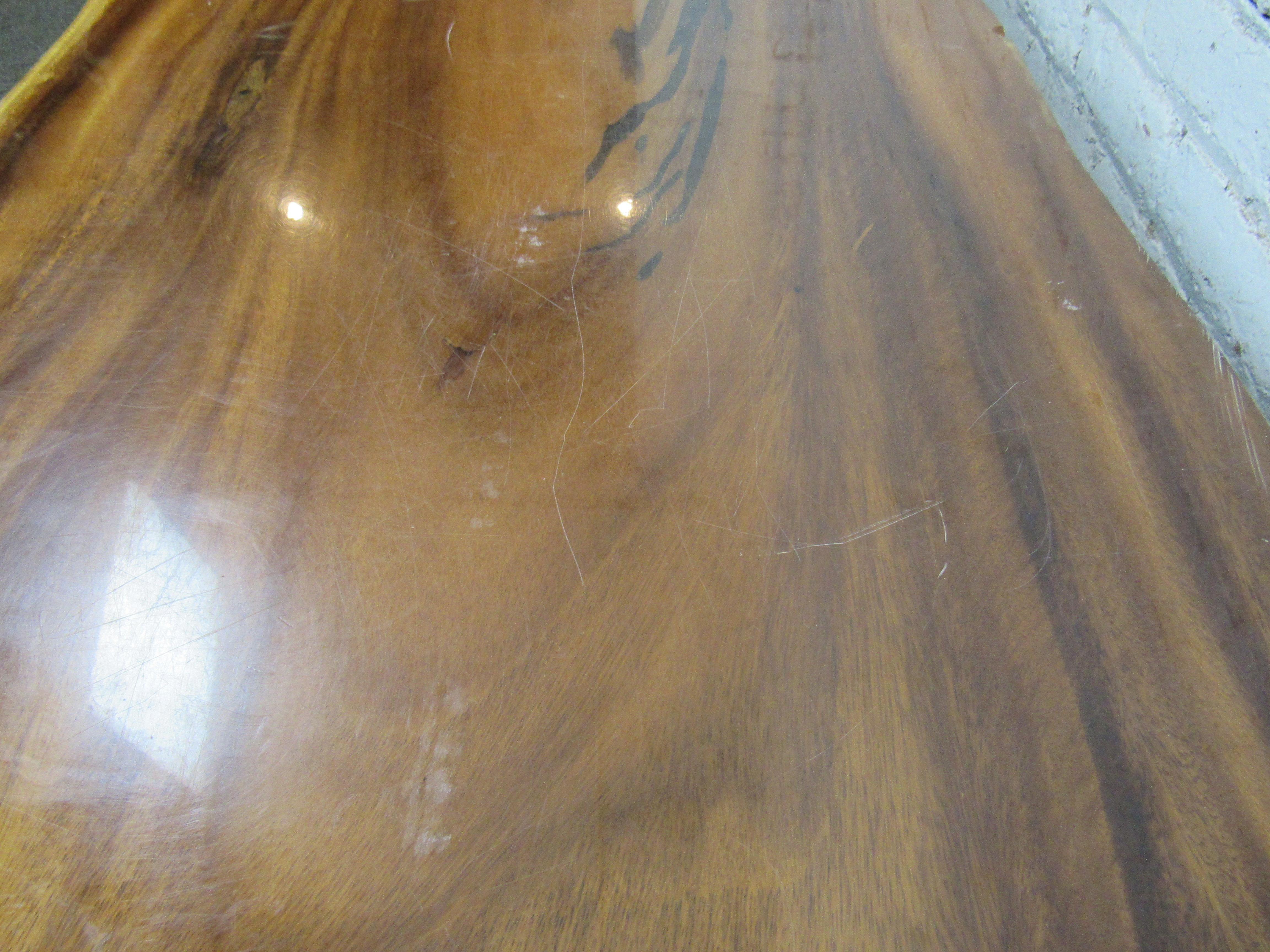 20th Century Live Edge Coffee Table For Sale
