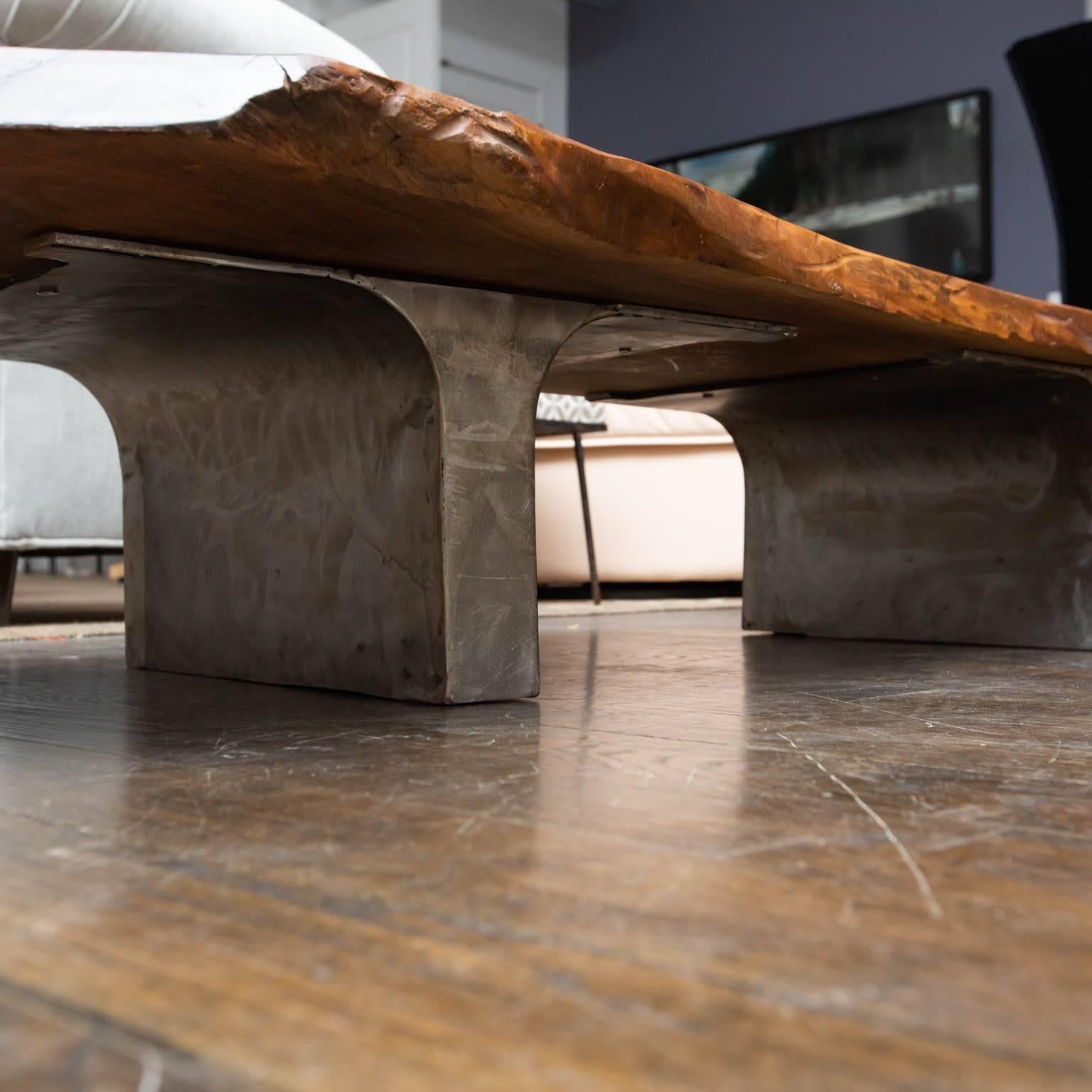 Contemporary Live Edge Coffee Table
