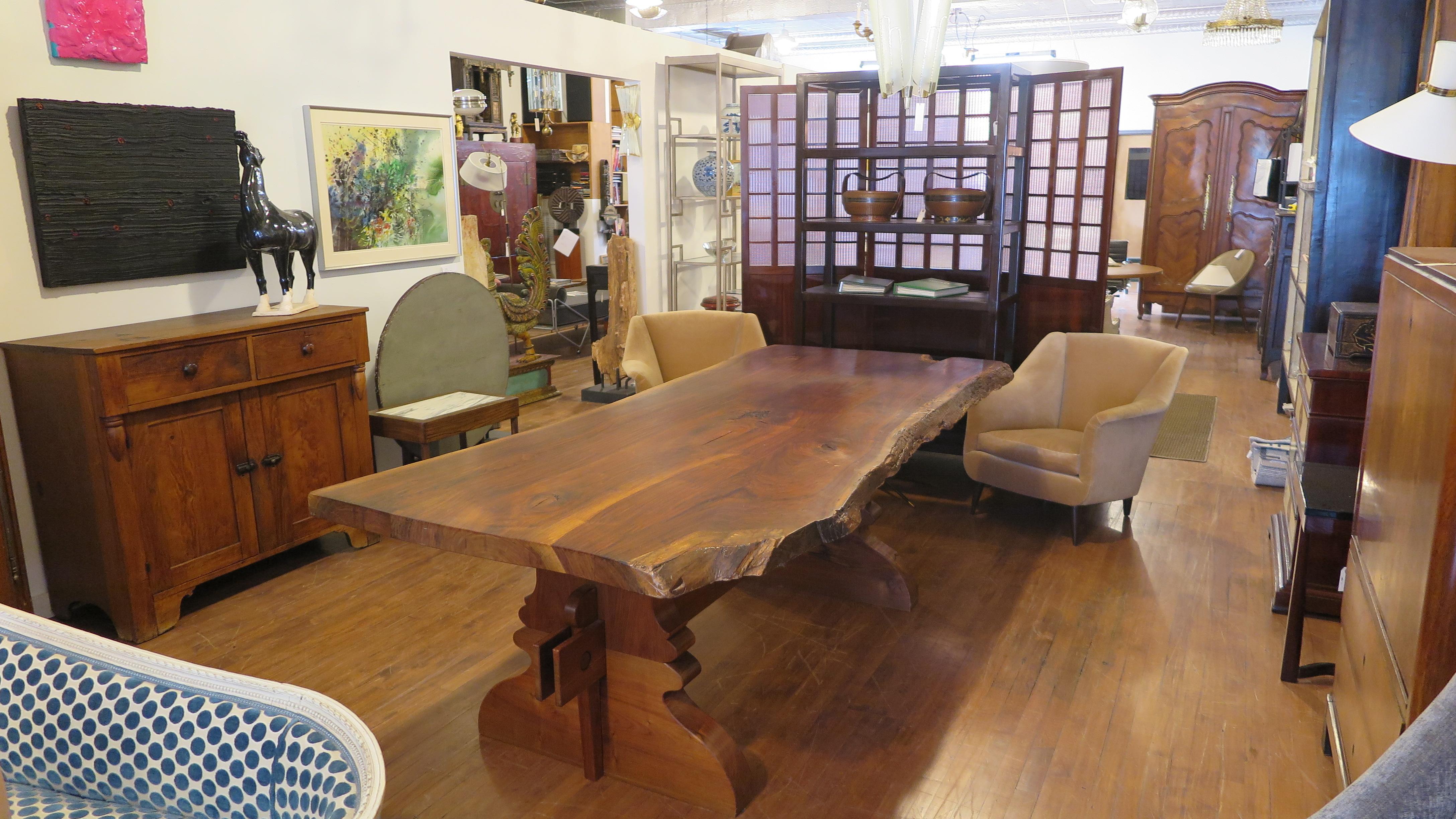 Live Edge Dining Table Desk  6