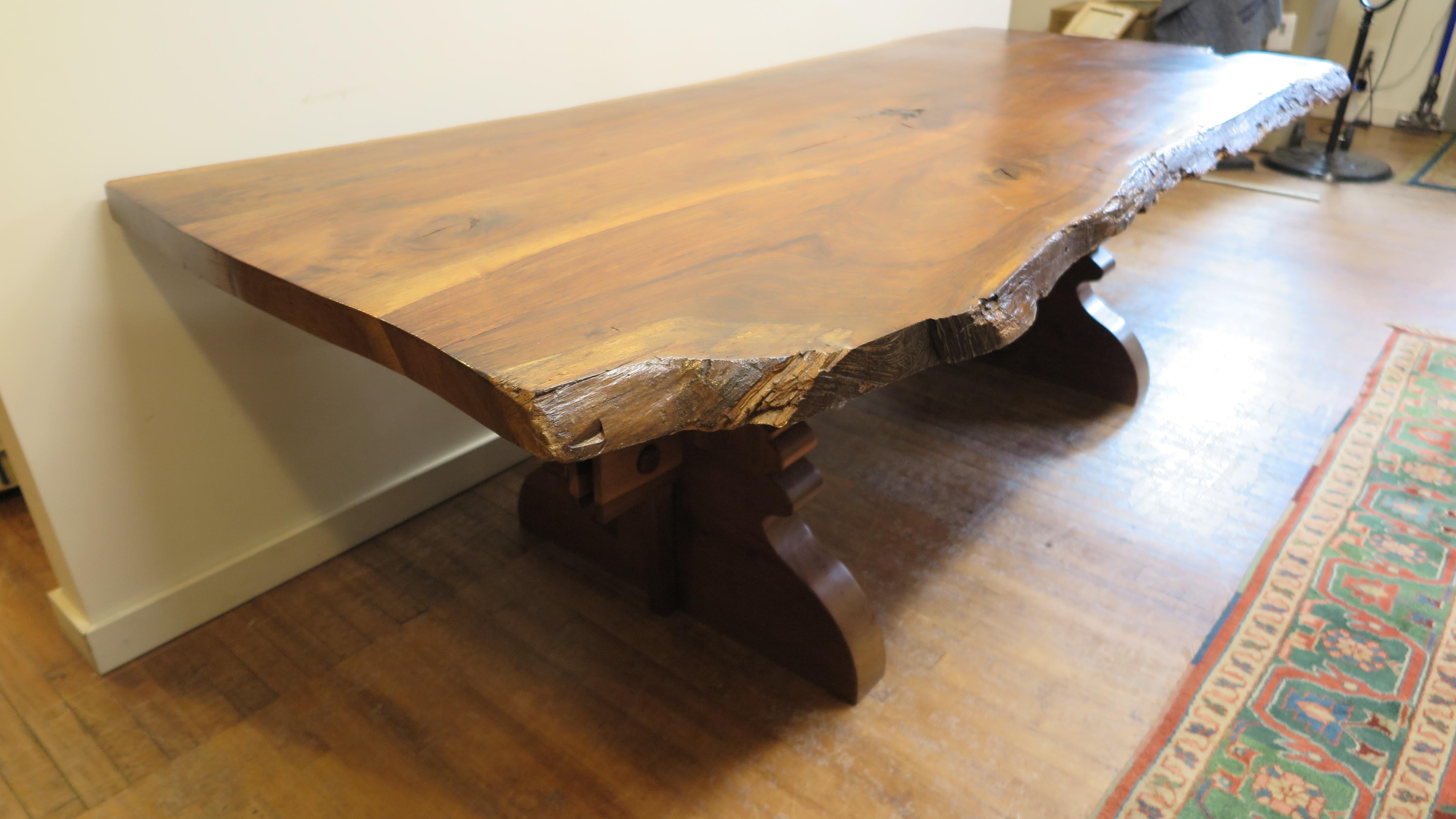 Live Edge Dining Table Desk  4