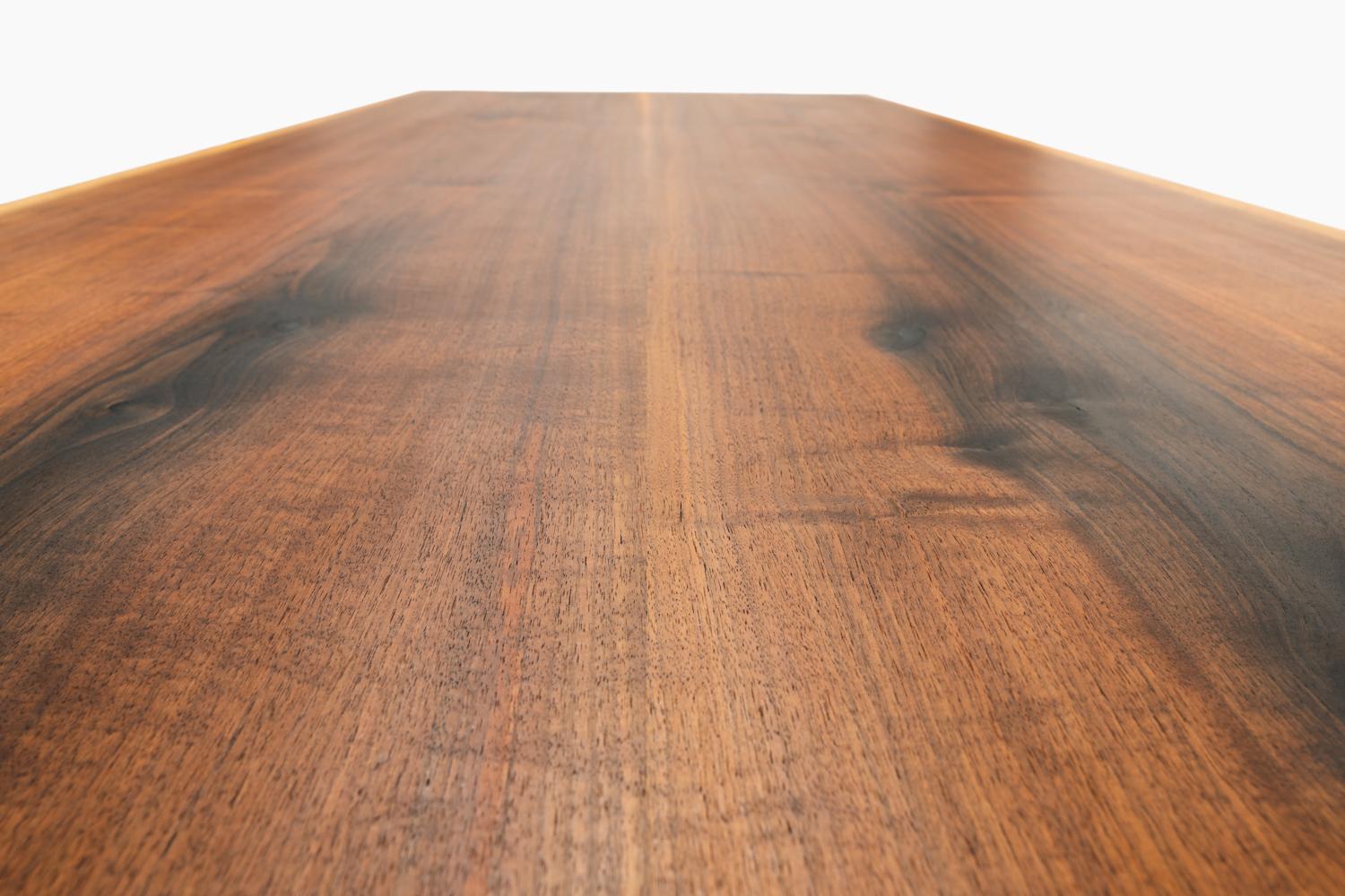 American Live Edge Dining Table For Sale