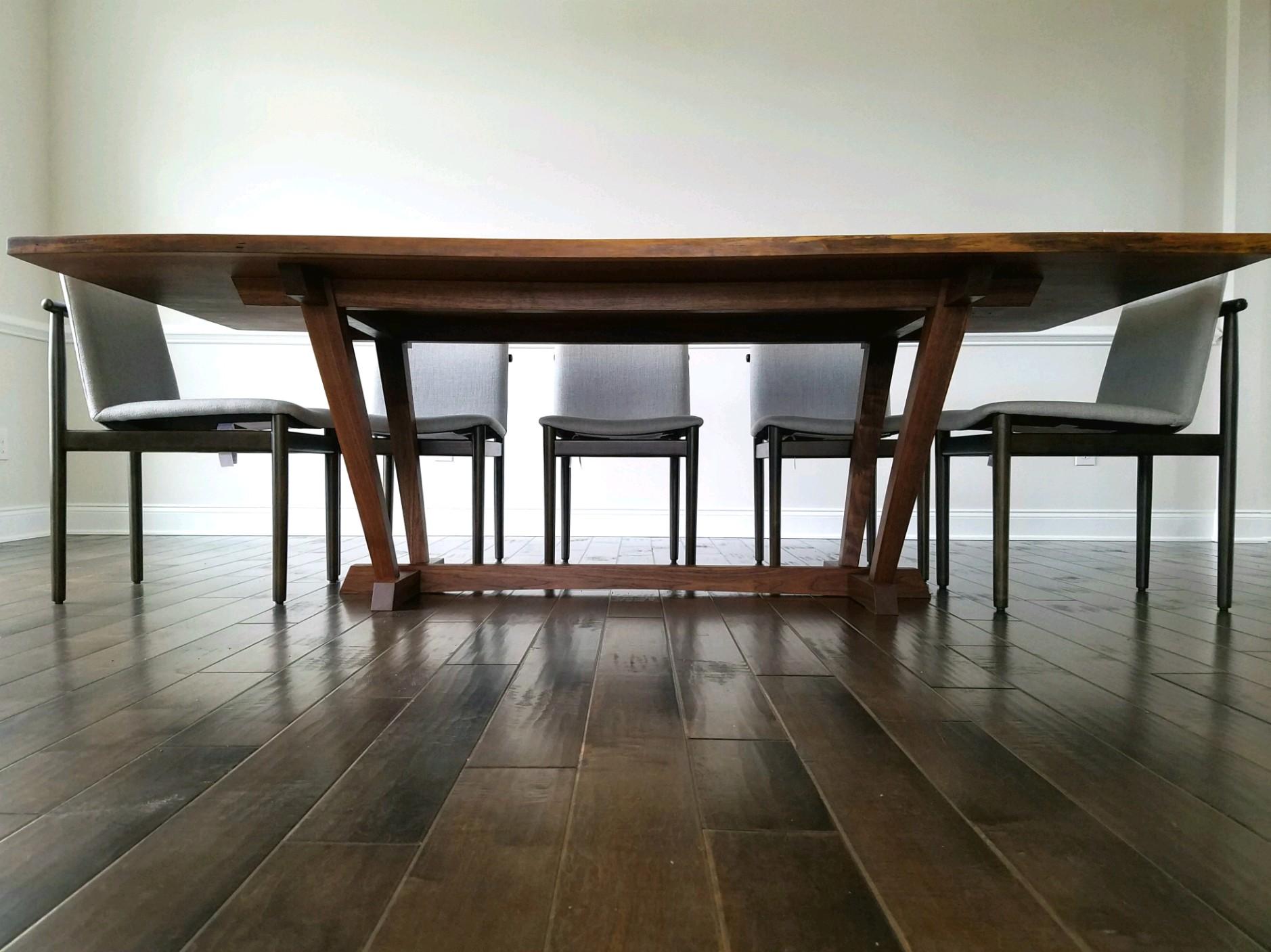 Joinery Live Edge Dining Table For Sale
