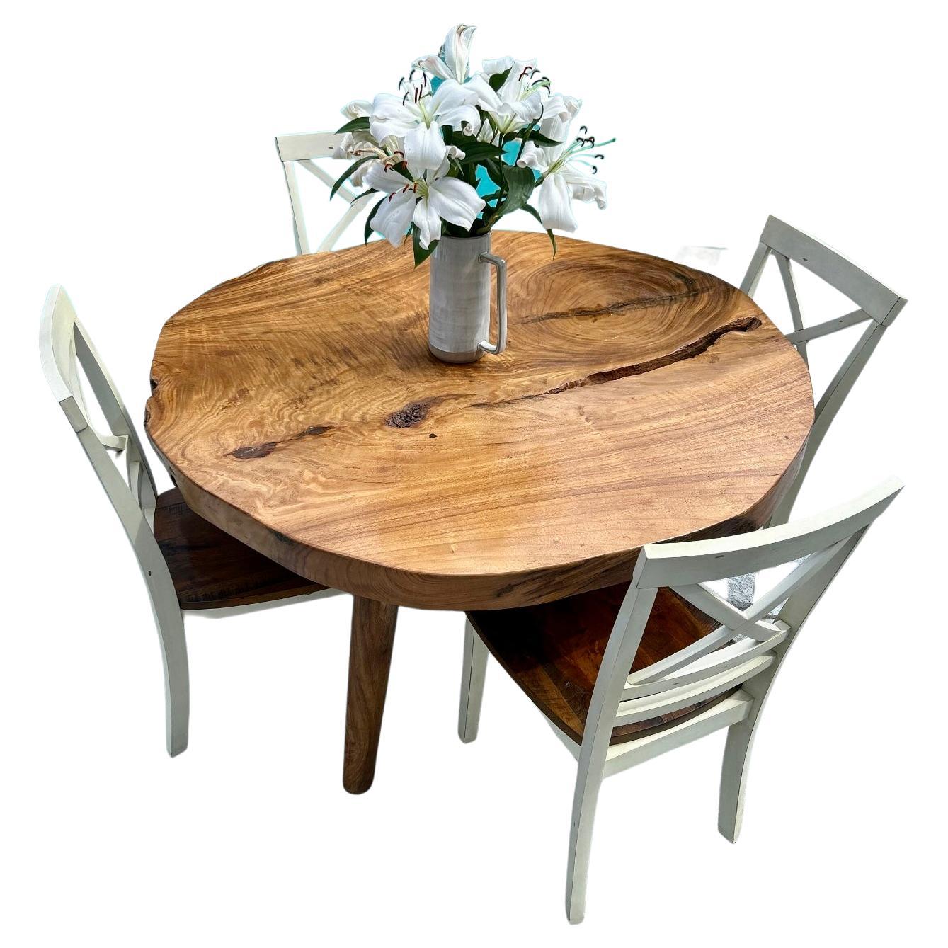Live Edge Wenge Dining Table For Sale at 1stDibs