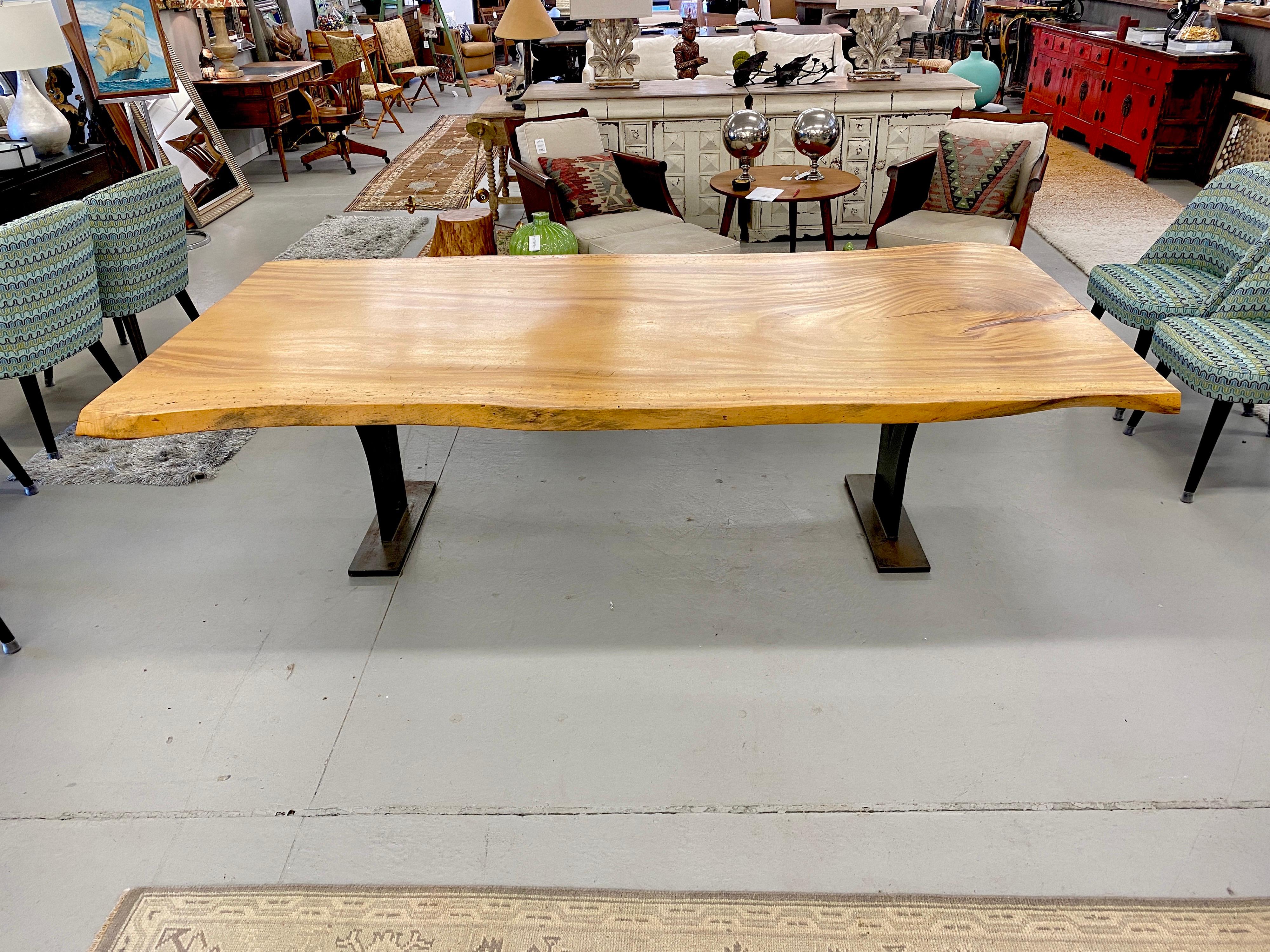 Live Edge dining table with 