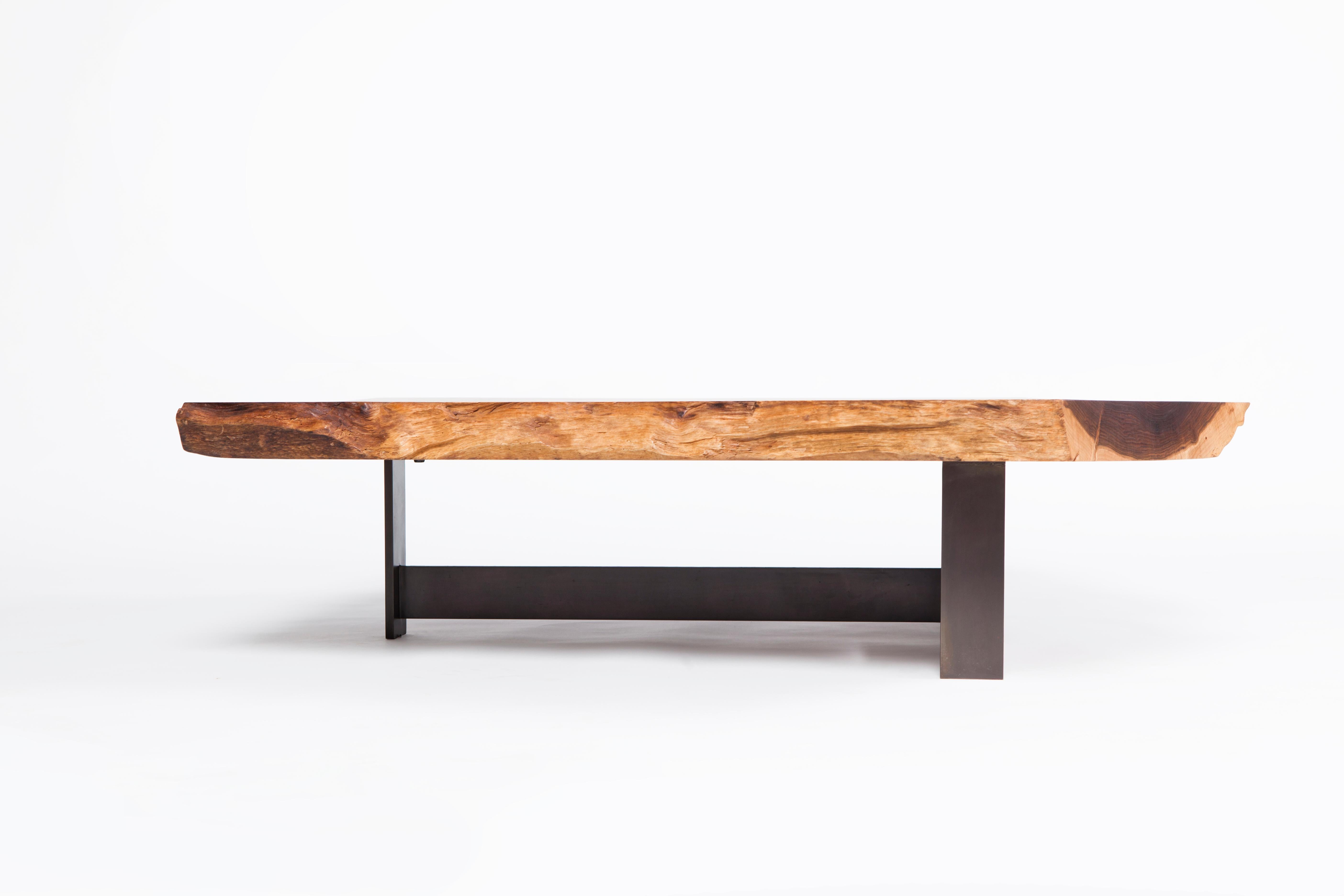 Organic Modern Live Edge Graft Coffee Table For Sale