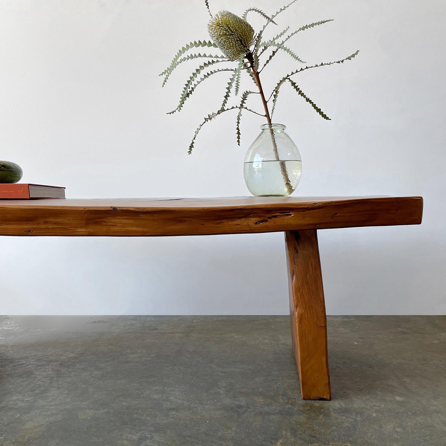 Live Edge Mid Century Coffee Table  For Sale 6