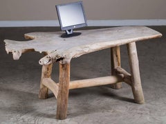 Live Edge Organic Modern Teak Table from Indonesia