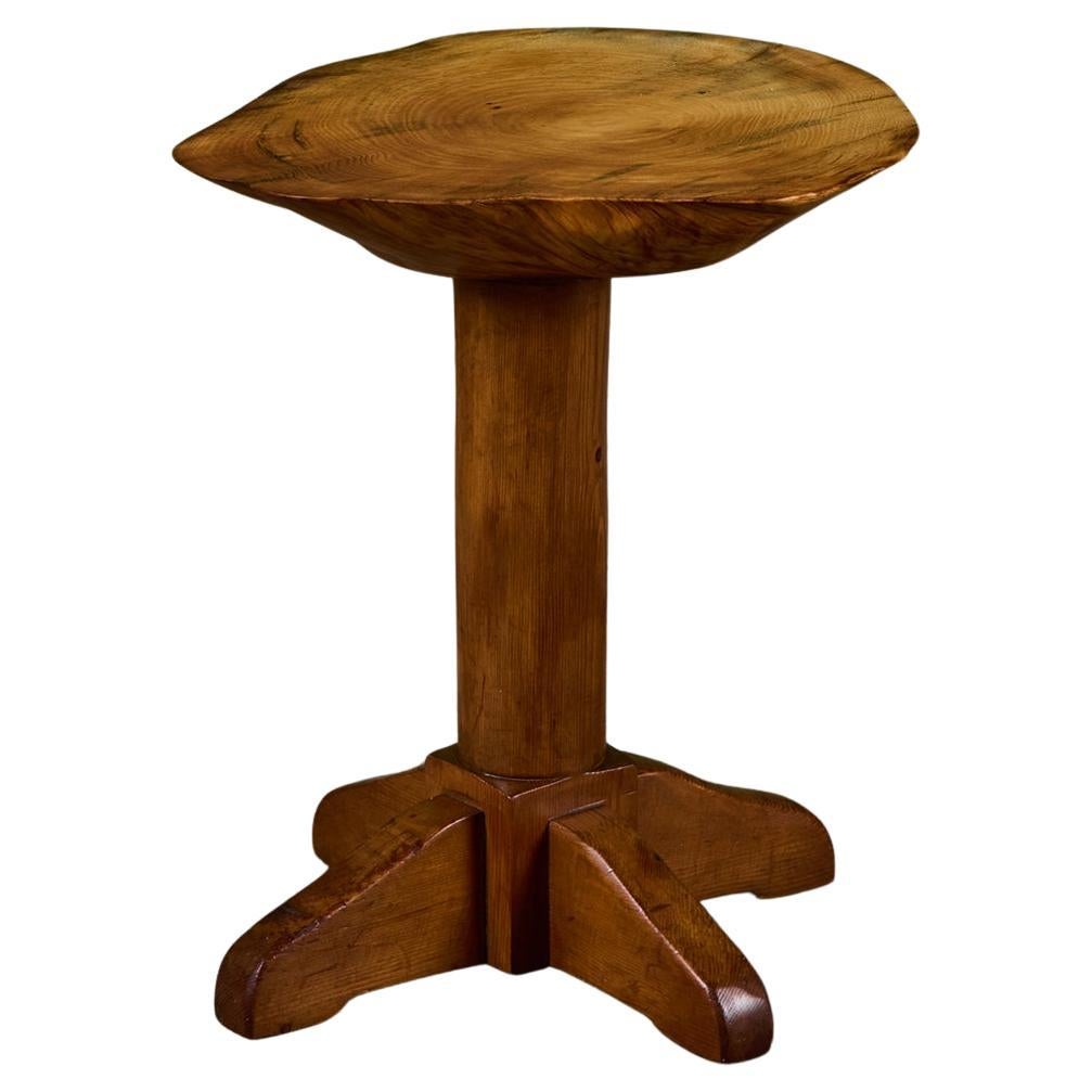 Live Edge Side Table by Claude V. Gardner