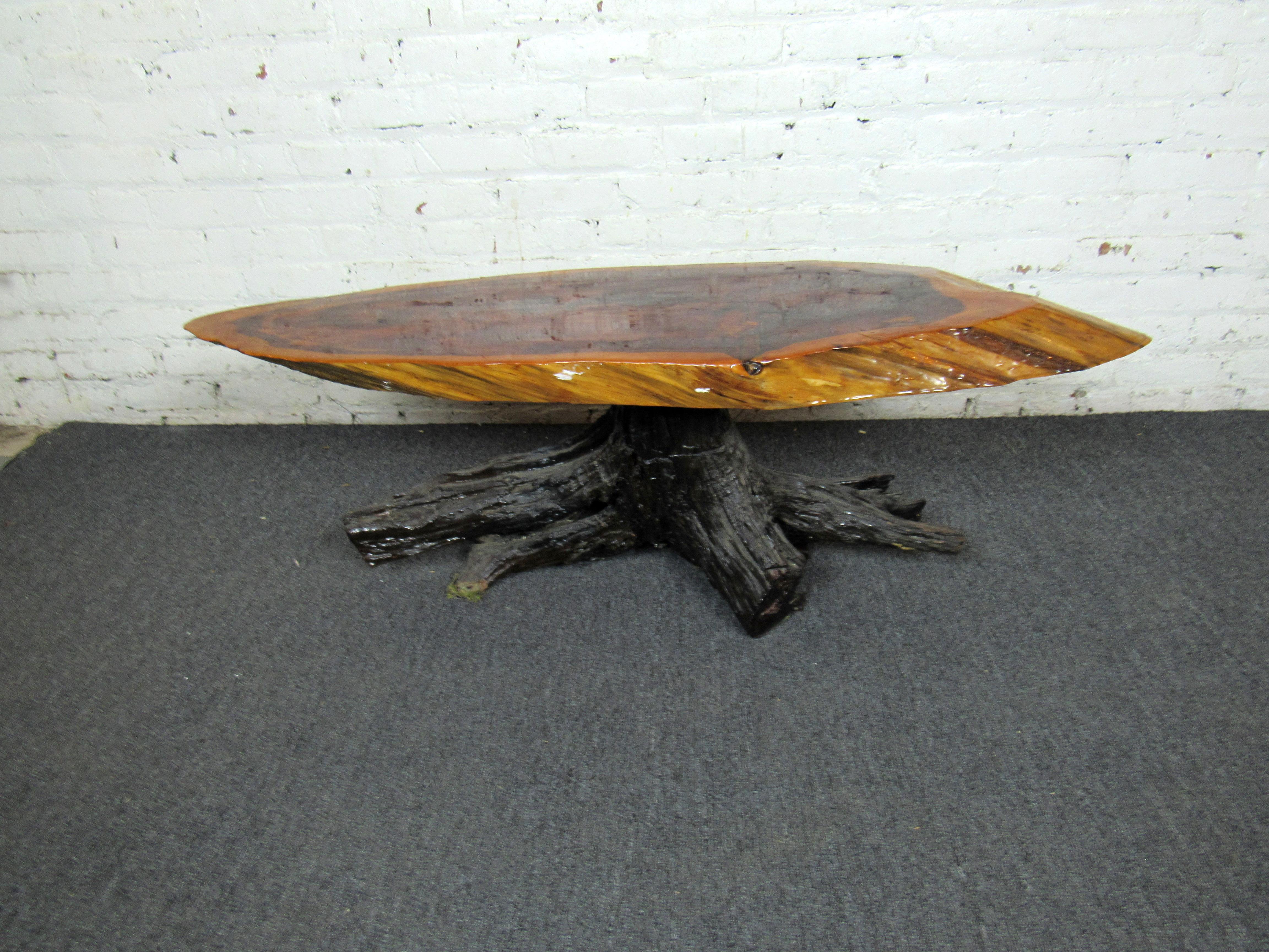 Live Edge Side Table For Sale 2