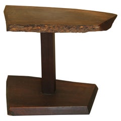 Vintage Live Edge Side Table