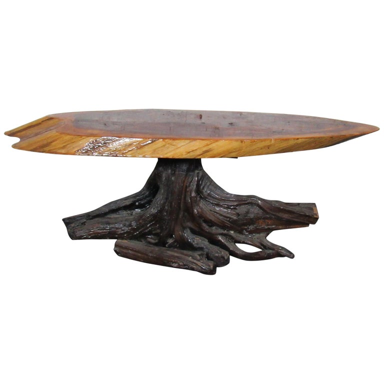 Live Edge Side Table For Sale at 1stDibs
