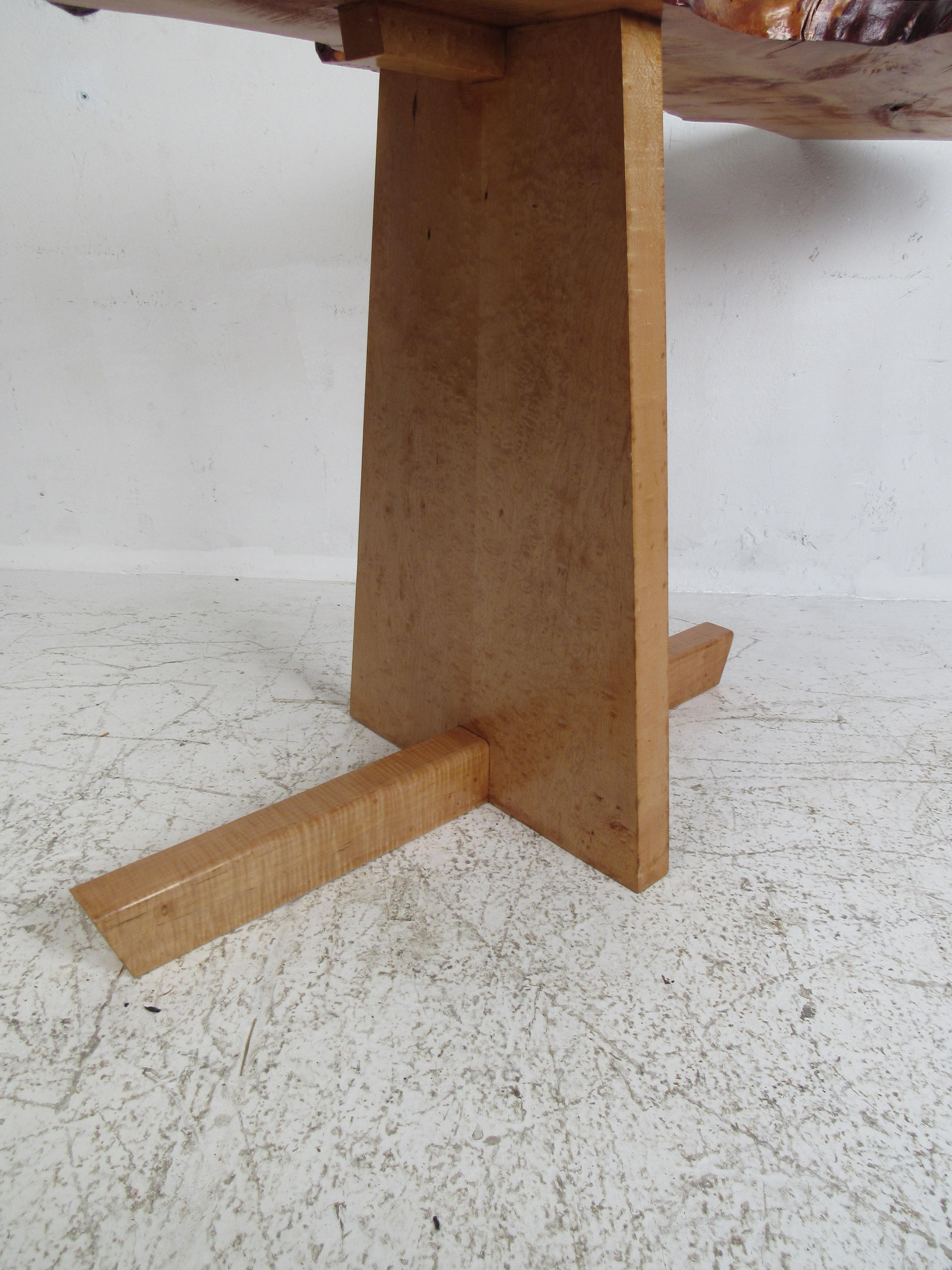 Live Edge Studio Made Console Table In Good Condition In Brooklyn, NY