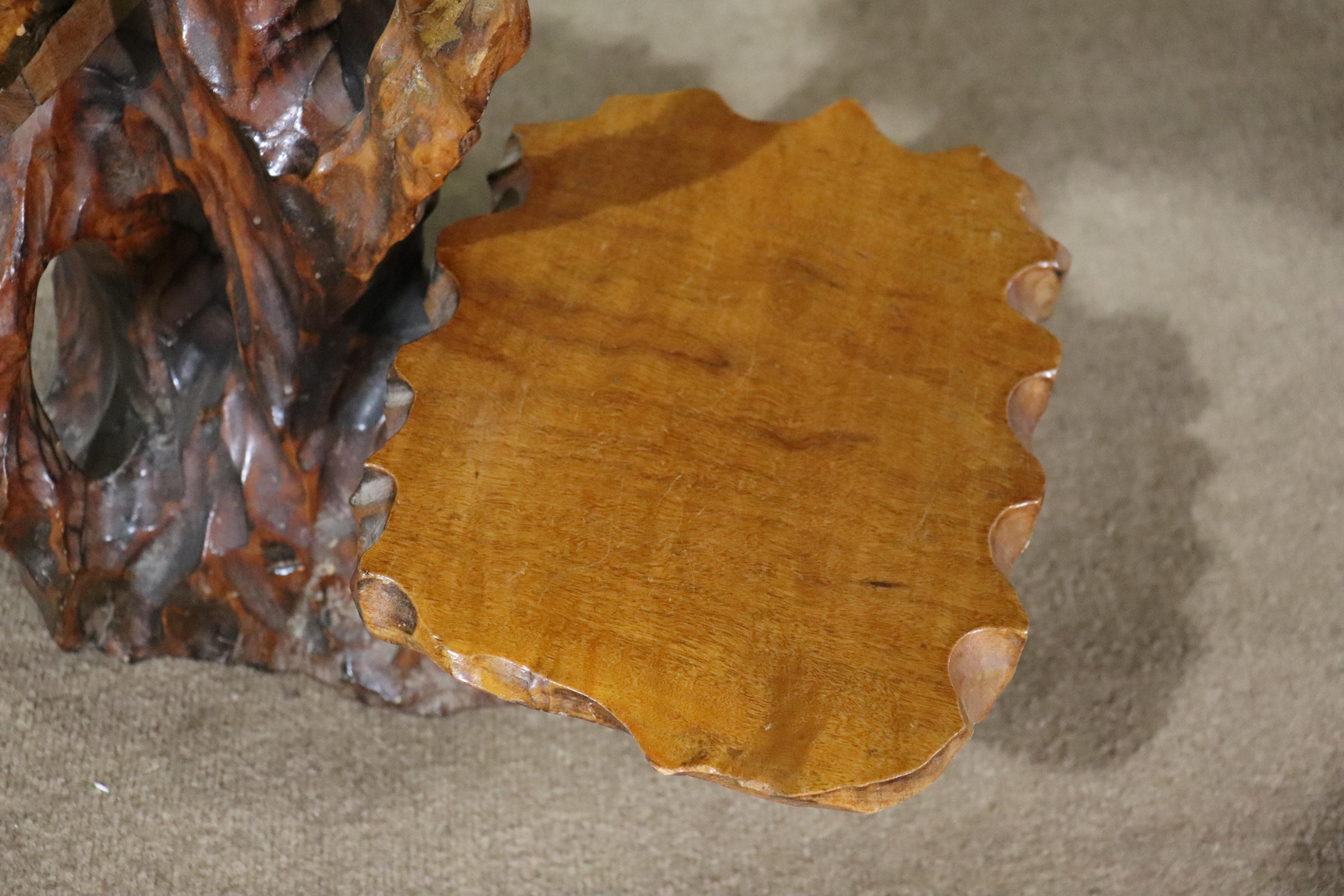 Live Edge Tiered Stand In Good Condition For Sale In Brooklyn, NY